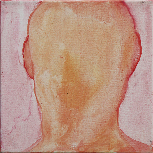 pause-cleaning acrylic, gouache on canvas 30x30cm 2018