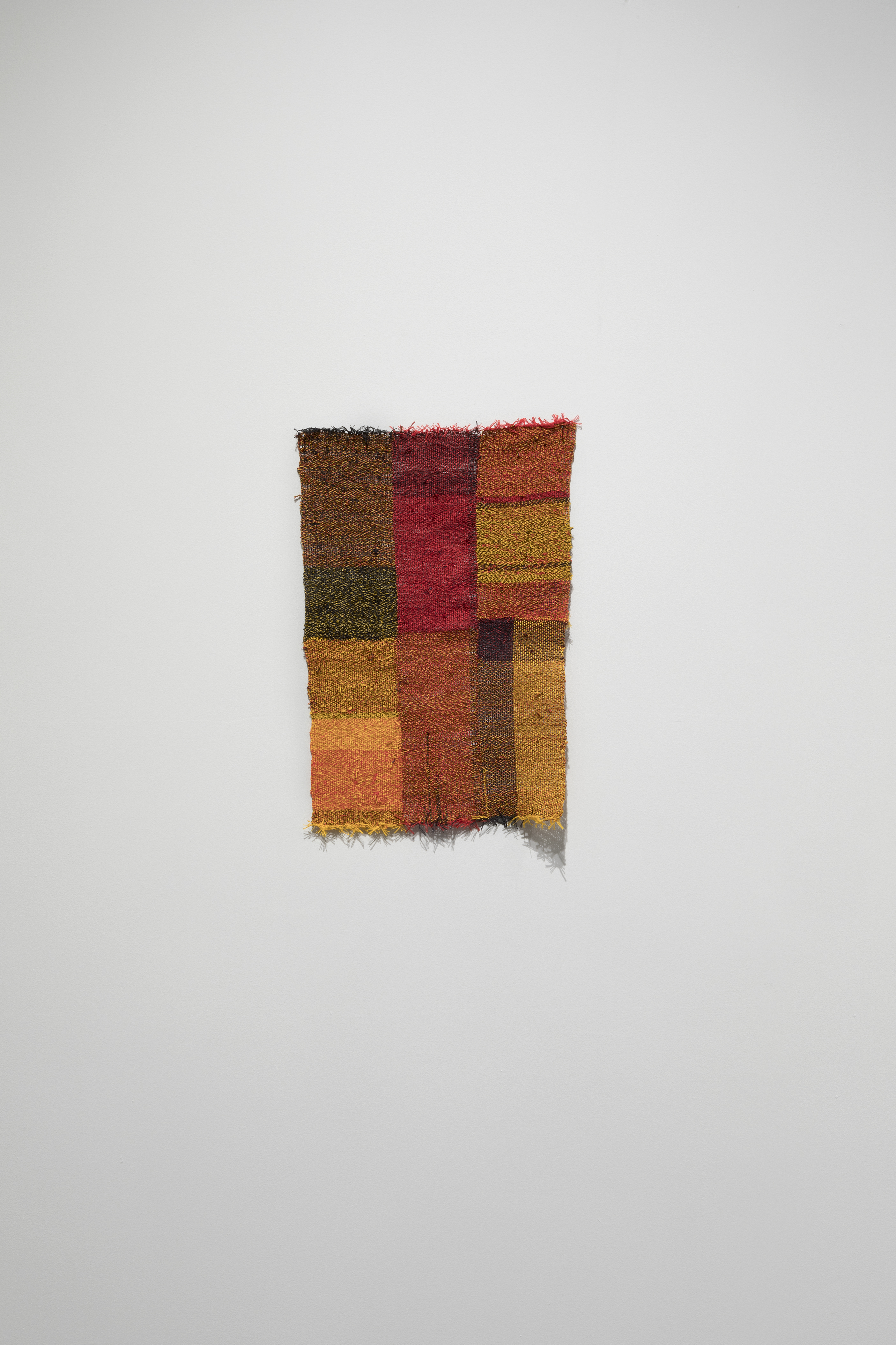 Sanne Vaassen, woven by Miriam Hartwig, from the series FLAGS, 2018, rewoven flag, Germany, 17.5" x 11.5."