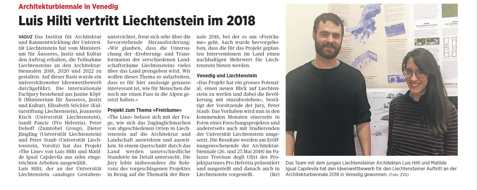 Published in Volksblatt. November 22 2017