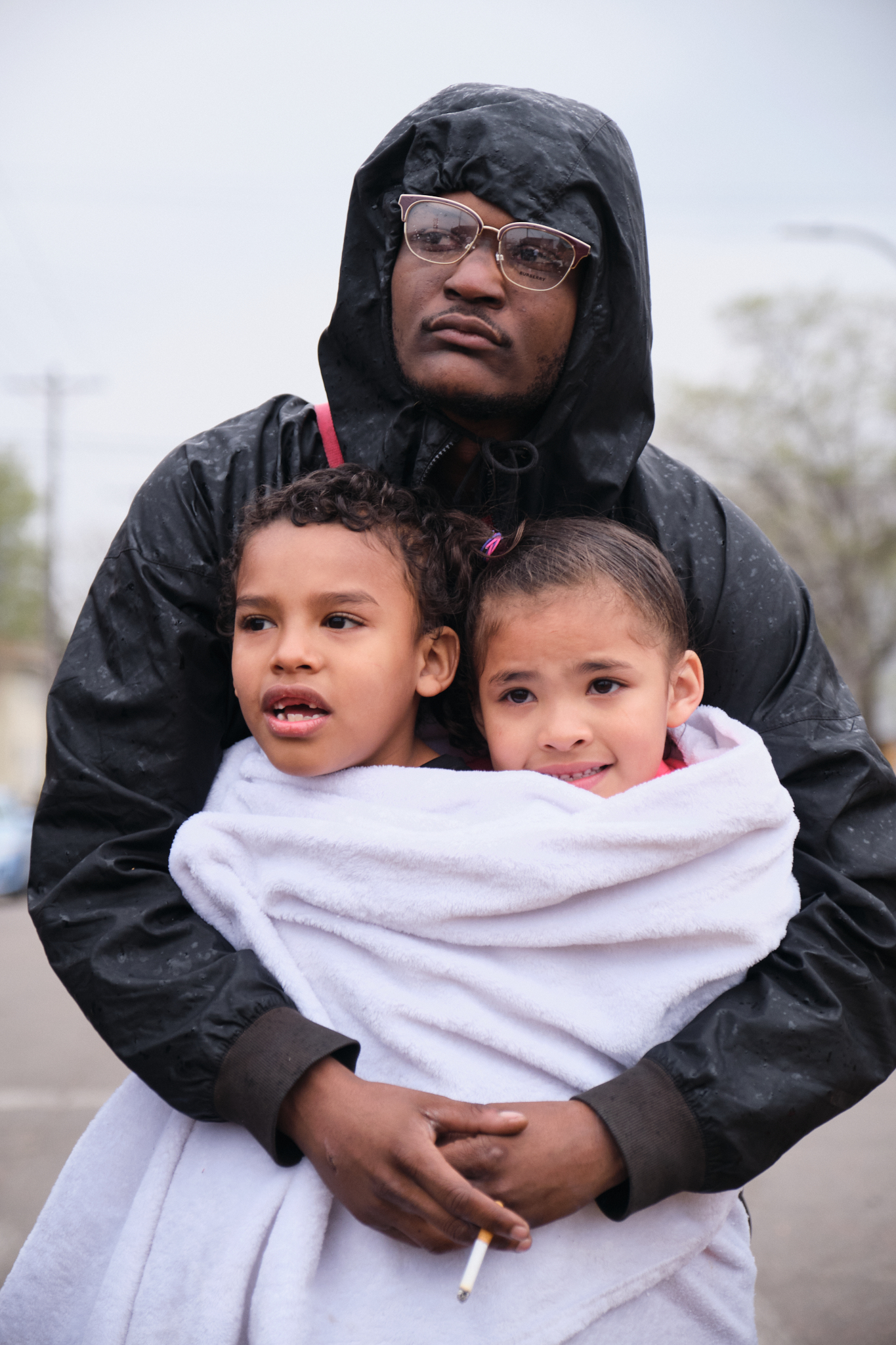 Father & Children at George Floyd Square | Minneapolis, MN | 2021