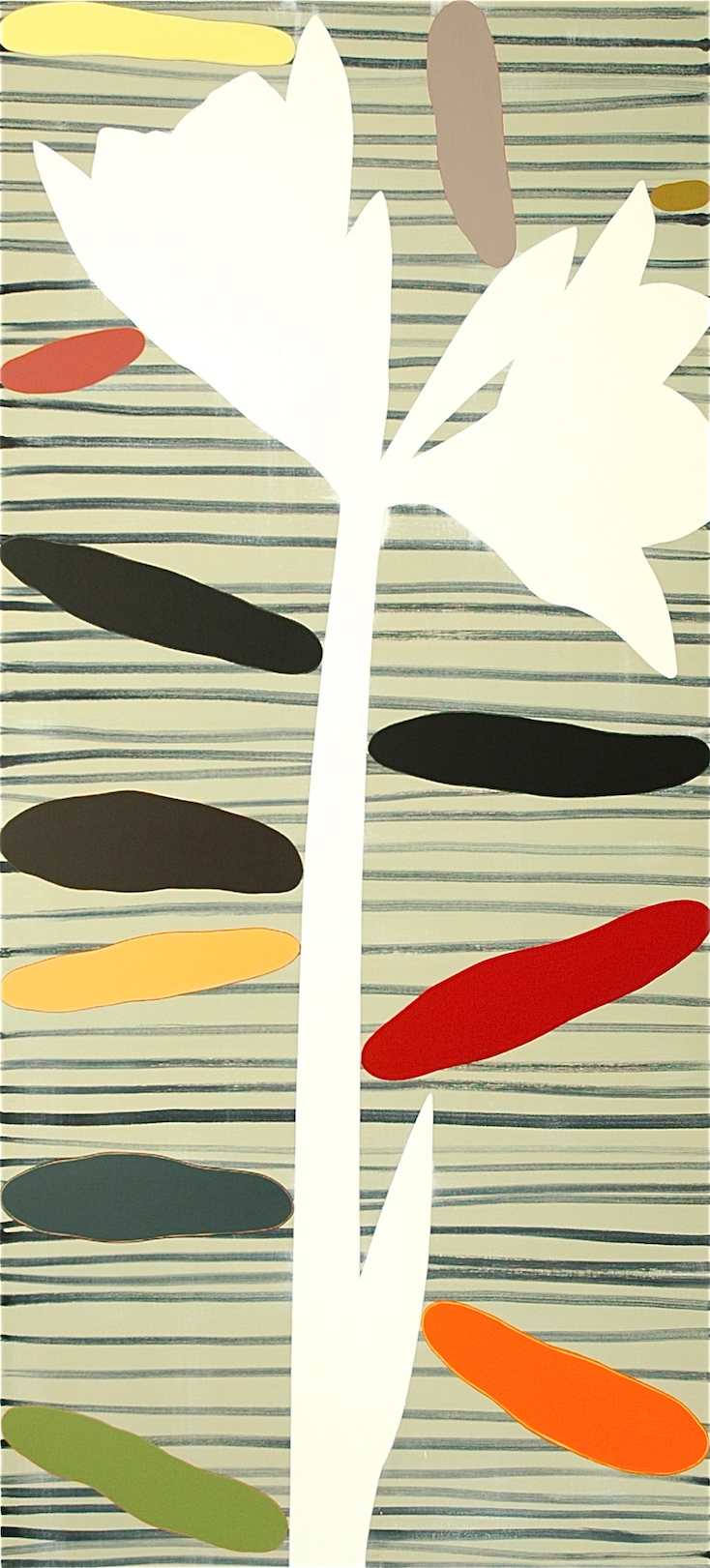 Untitled 2011, acrylic on canvas, 220 x 100 cm, private collection