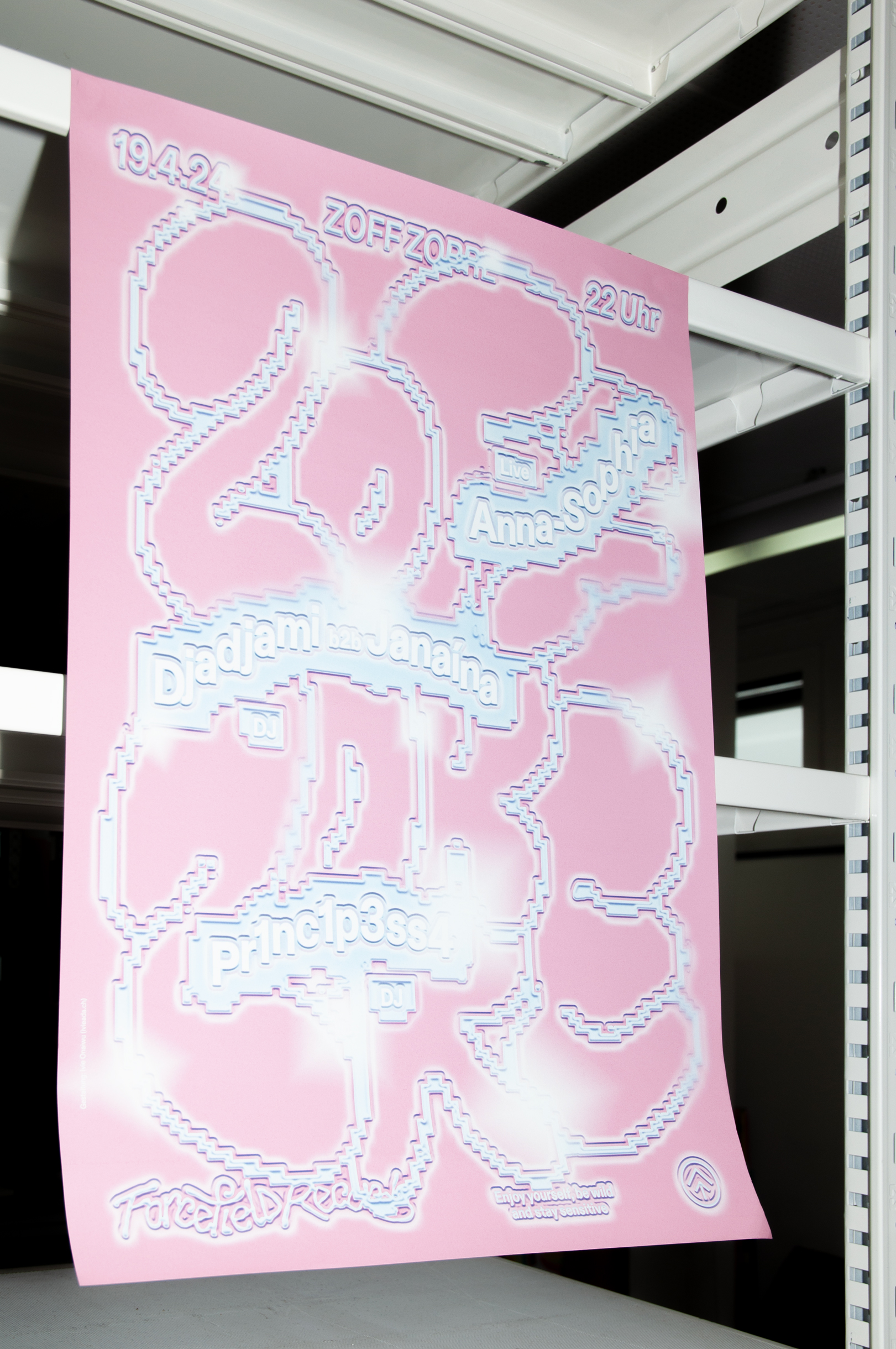 Zoff Zorre April 24, Forcefield Records + Dachstock Bern, A2, 2024