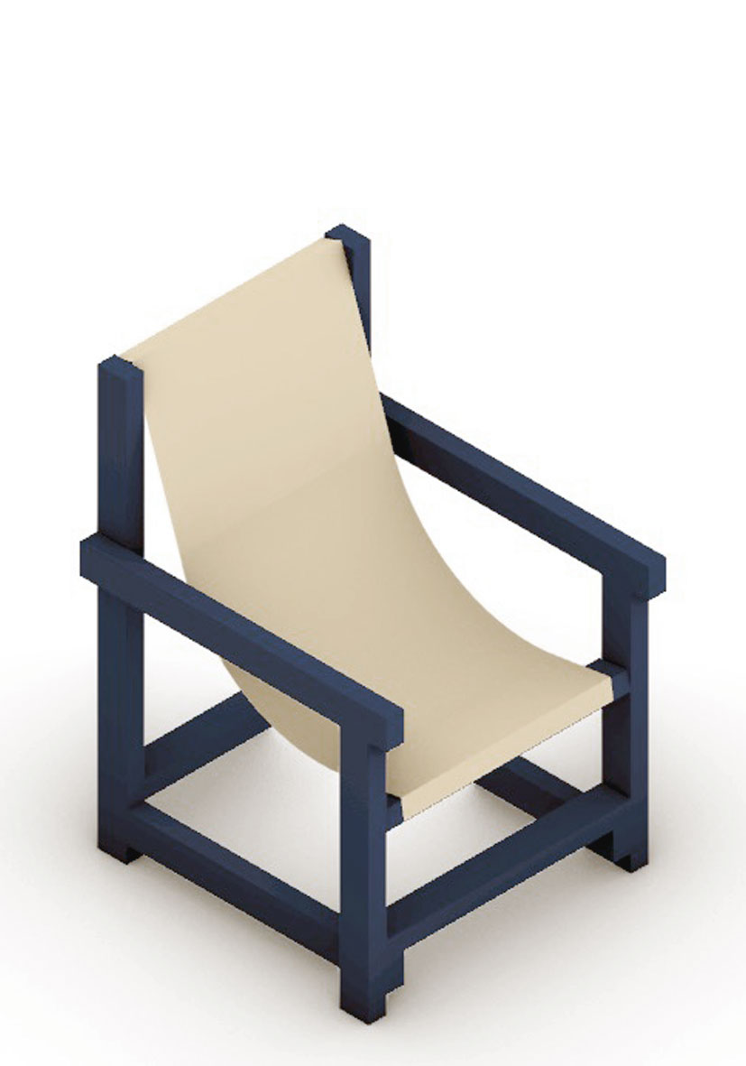 le Sample : chaise simple, 2022 _ pour LBFA