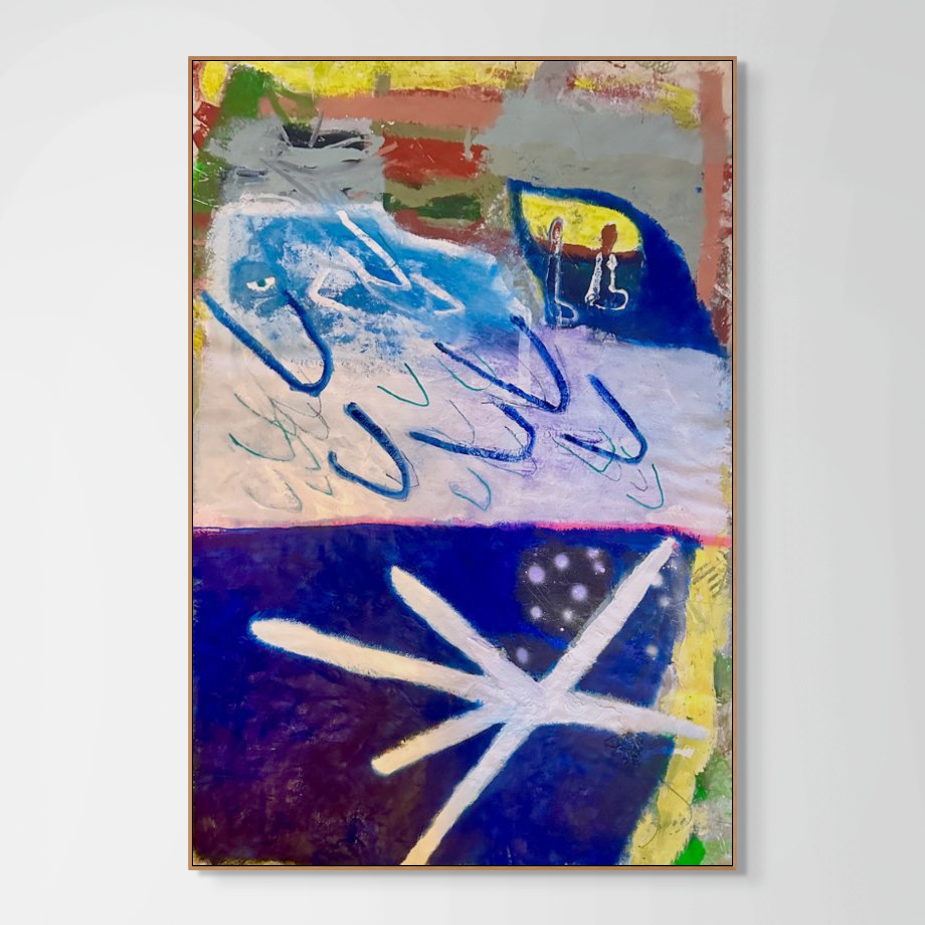 this is not a mise en sceneMixed Media on Canvas 164cm x 124cm