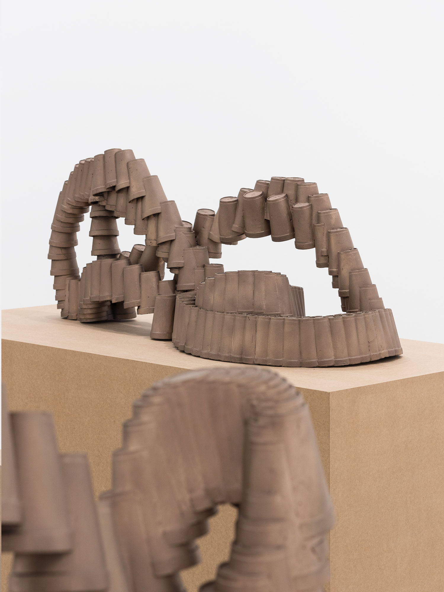 Untitled (Tracking Astray) #1, 2023Bronze.125 x 50 x 50 cm.Photo: La Casa Encendida / Galerna , 2023