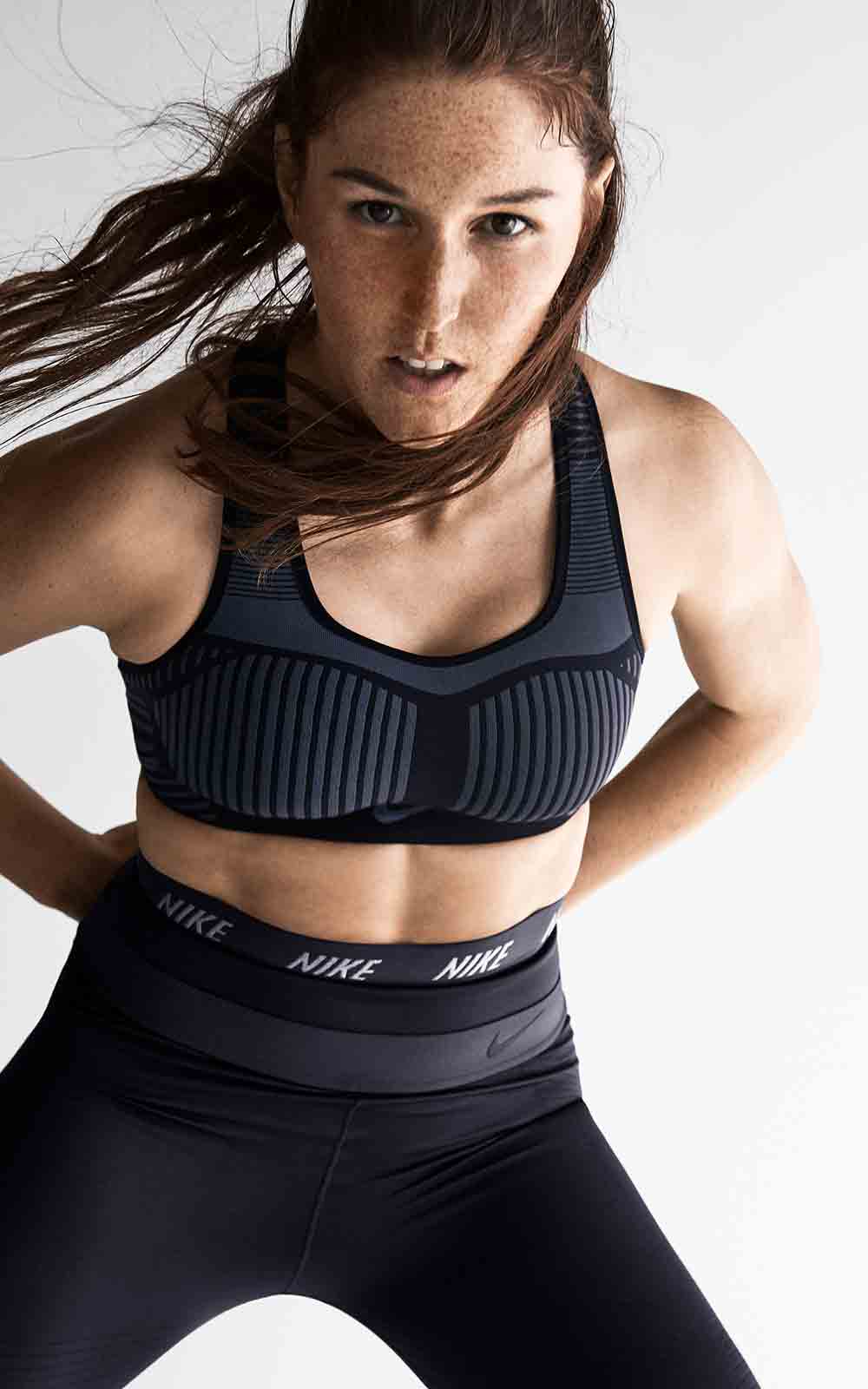 Nike Taps Soccer Star Sydney Leroux To Debut FE/NOM Flyknit Bra