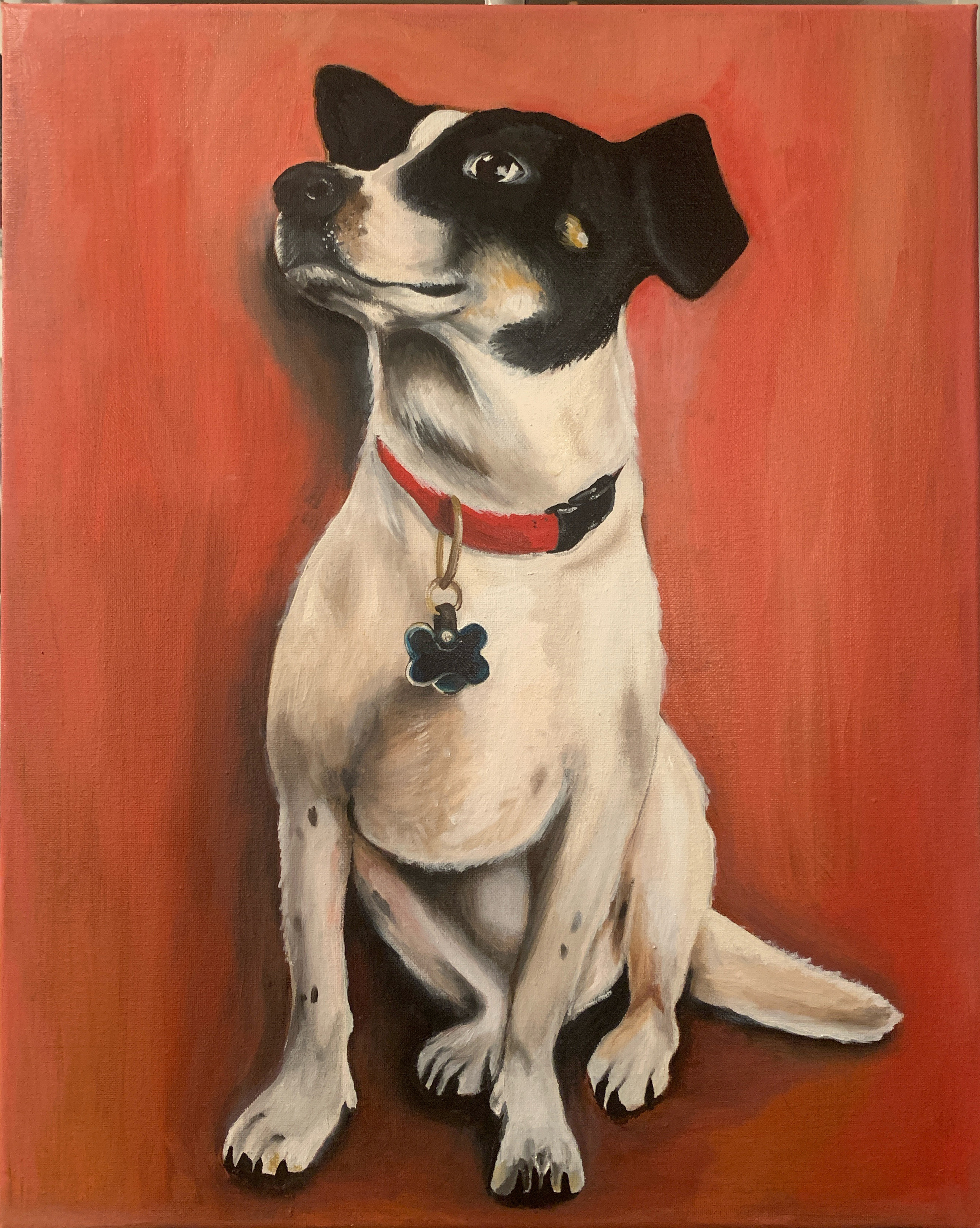 Winnie, oil on canvas 16 x 20", 2023