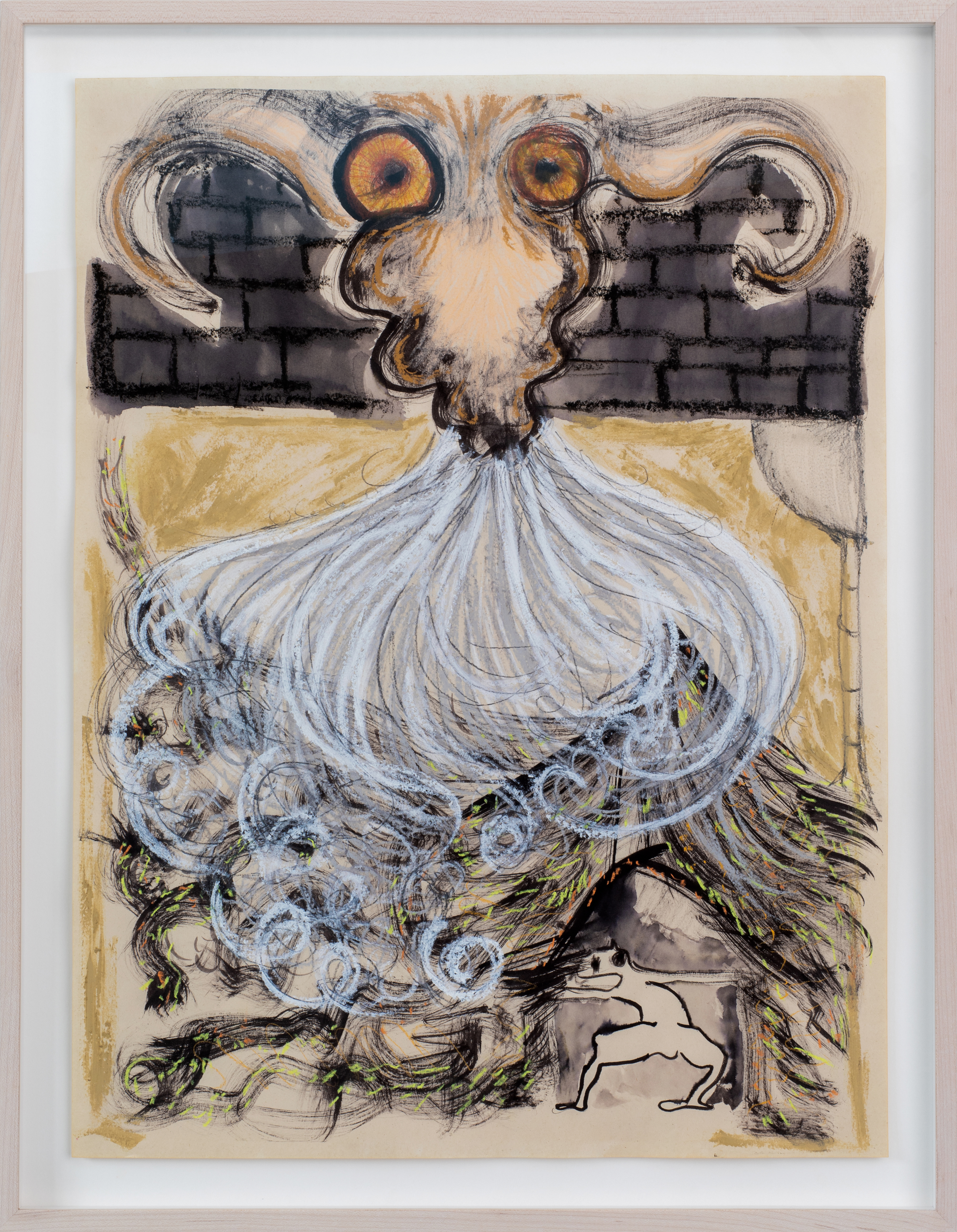 le loup, 17.75 x 23.6 in