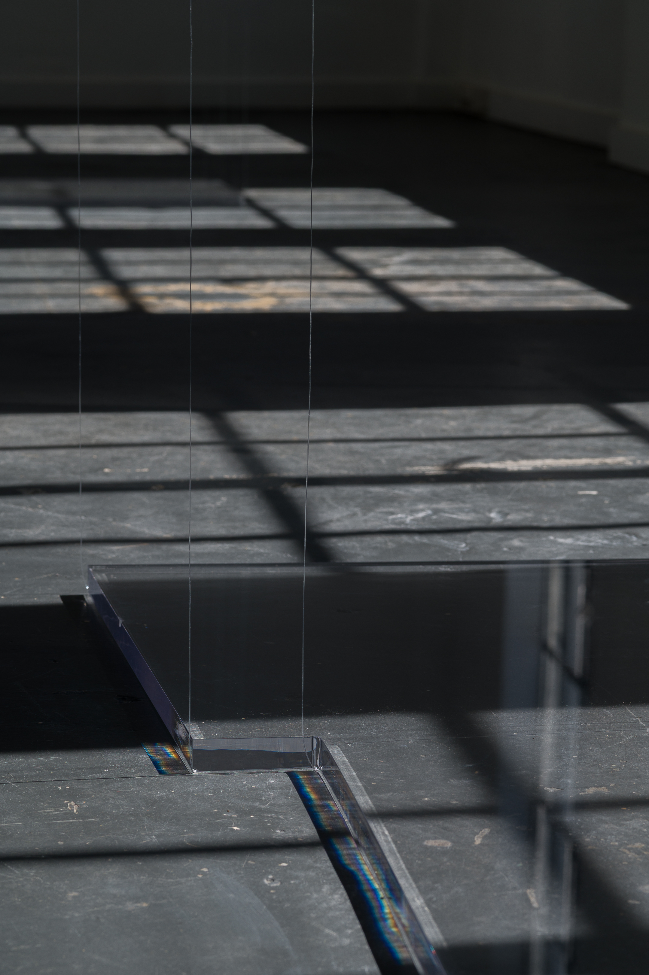 Column Schedule (Parts I-IV), 2025, Part III (detail), acrylic, aluminium, nylon, 3540 × 1650 × 725 mm, 4:01PM, 11 November 2025