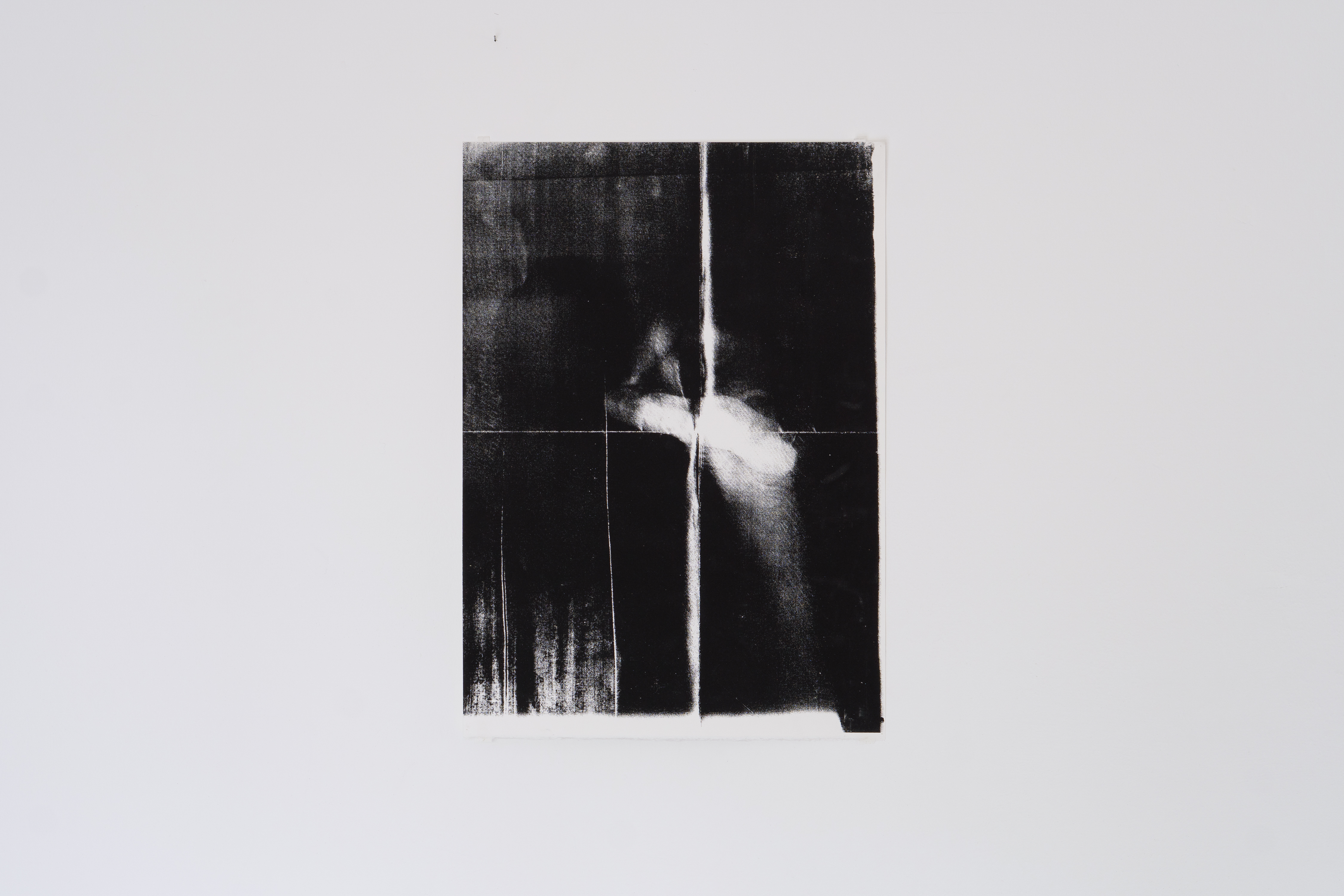 Untitled, 2021, Silkscreen print on Paper Mounted on Wood, 40 x 50.5 cm.