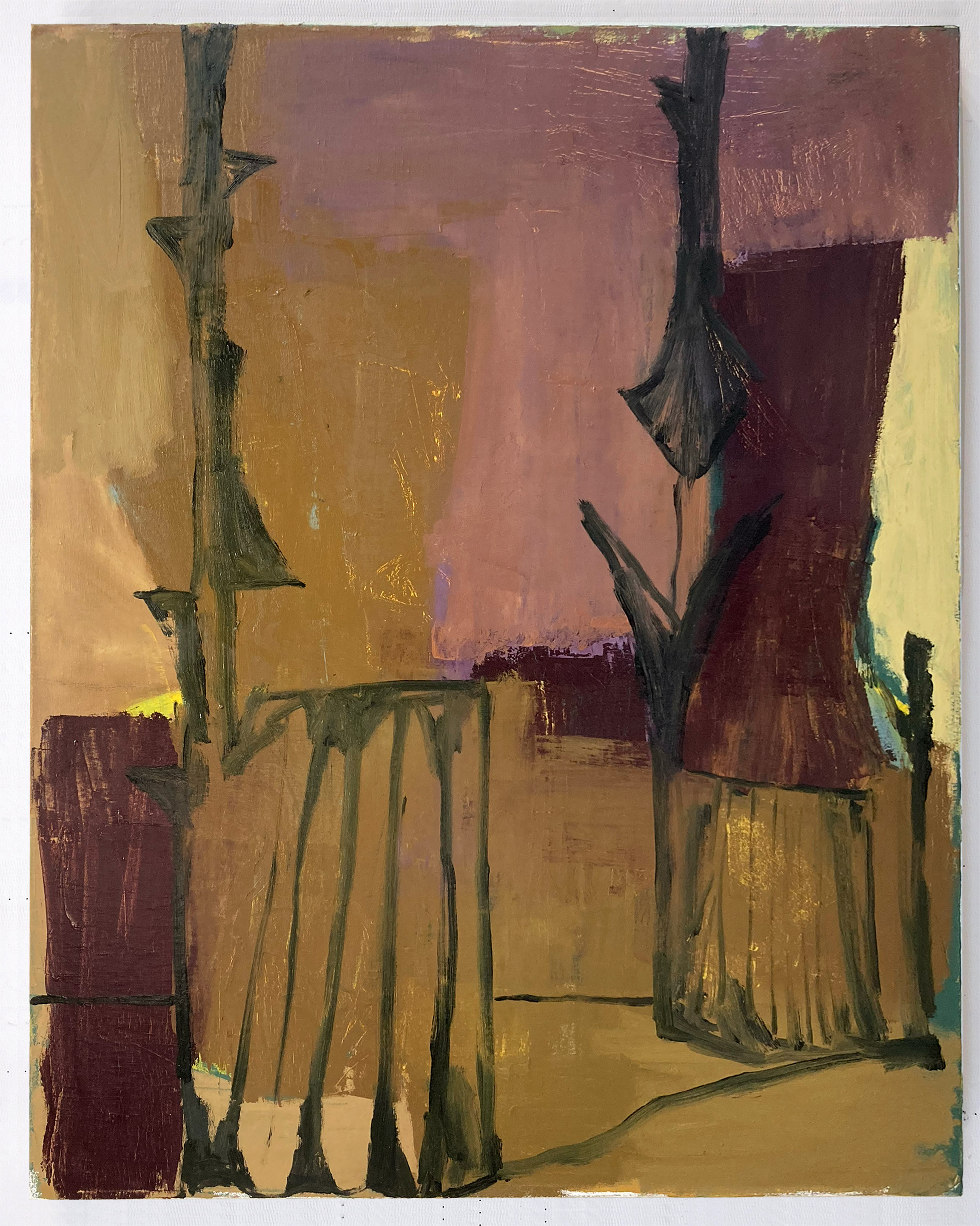 trunk turn. oil on canvas 40"x32"