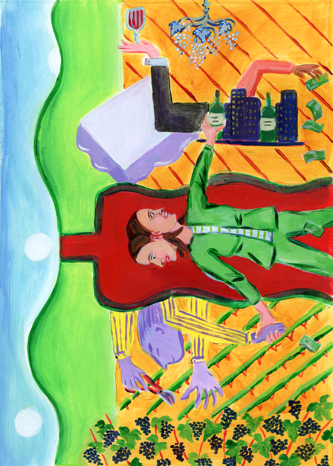 Fleur Godart, distributor of natural wine, for Apartamento, 2020