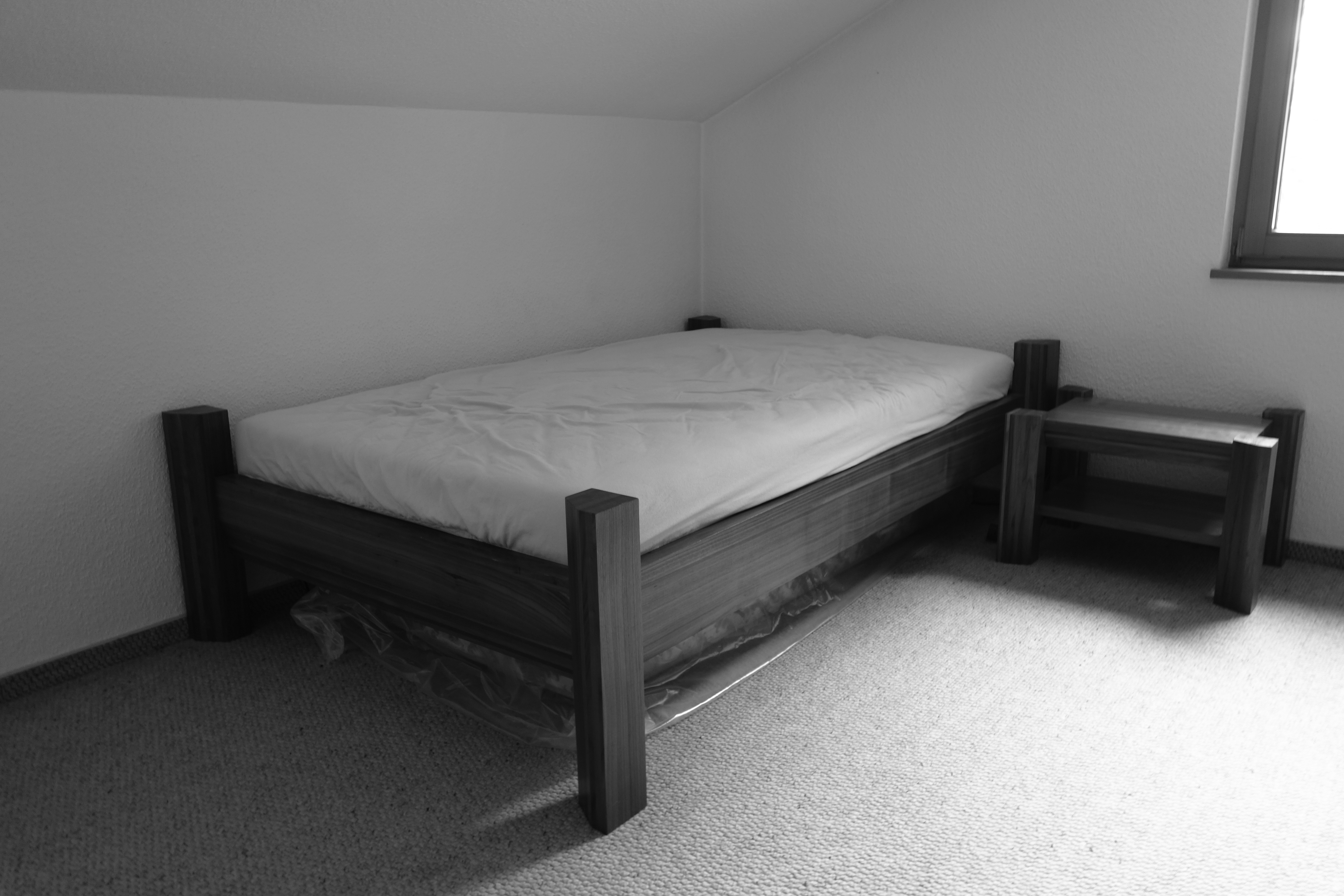 Bett, 1990, Fotoprint, 2017