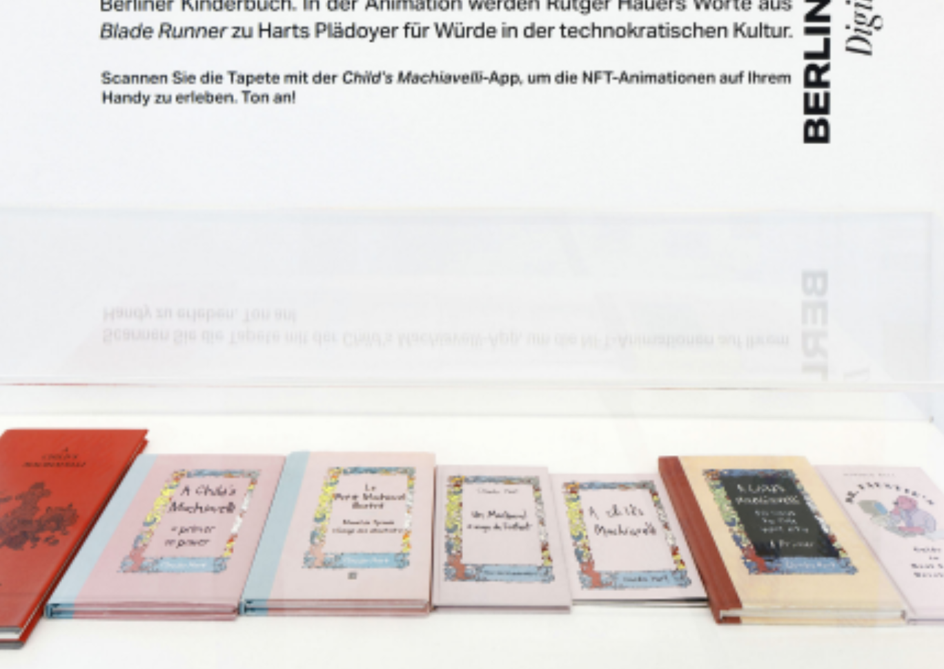 Claudia Hart Illustrated Books (1994-1998): A Child's Machiavelli (1998), English, Penguin Editions; A  Child's Machiavelli (1998), French, Abbeville Press; A Child's Machiavelli (1995), German, Nautilus  Editions; A Child's Machiavelli (1997), hand-made book dummy; Dr. Faustie's Guide to Real Estate  Development (1997), English, Nautilus Editions.