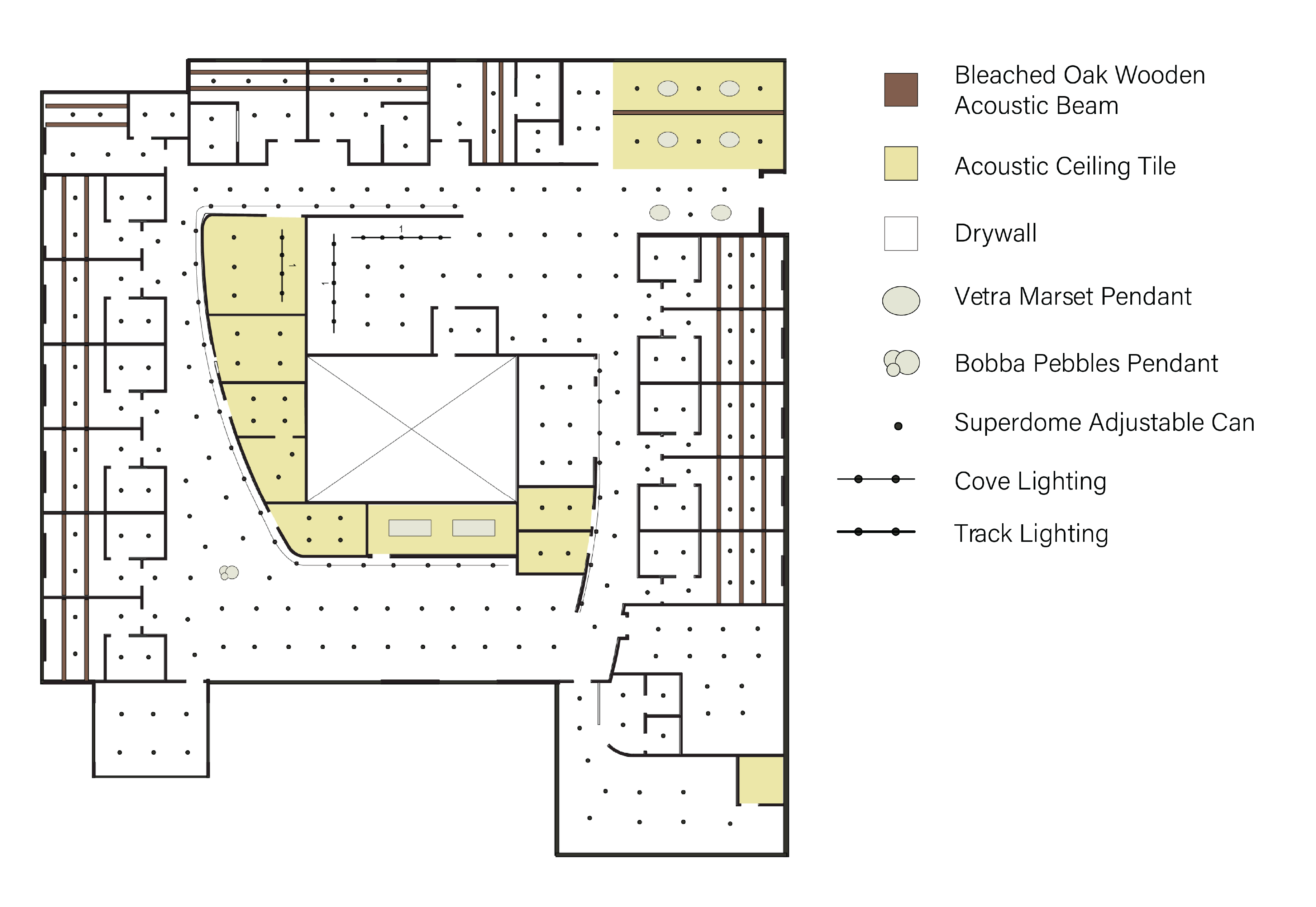 Reflected ceiling plan