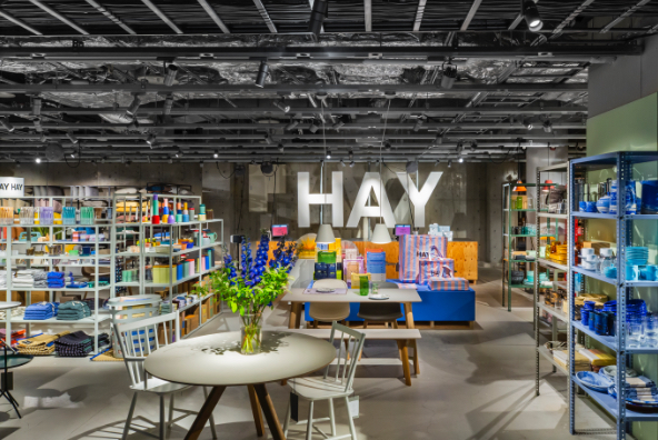 HAY pop-up store in Tokyo by Schemata Architects