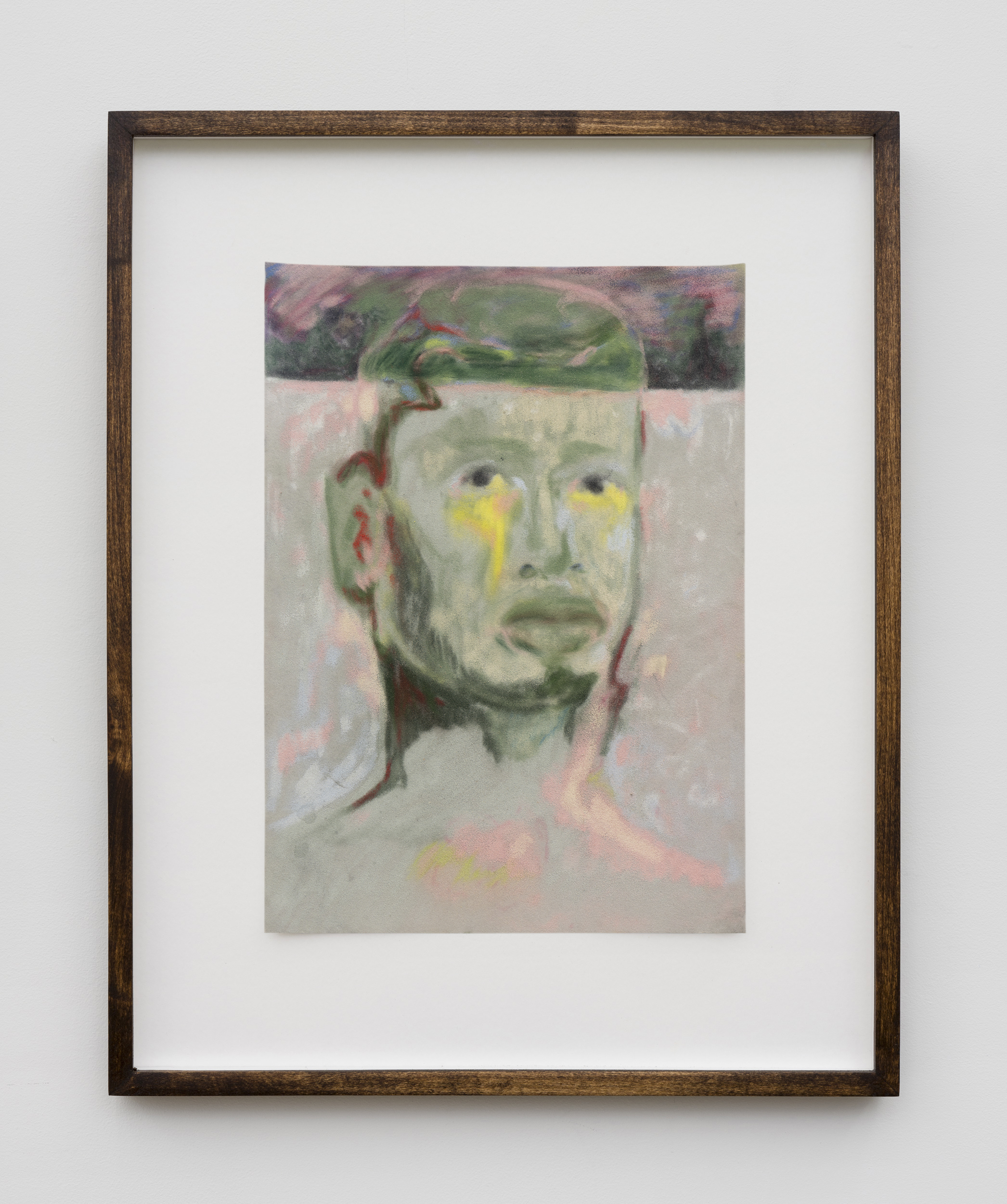 Study for ‘Triumph of the Southern Suburbs’ No.1 , 2021, Pastel on Hahnemühle Velour, 13 3/4 x 9 3/4 in