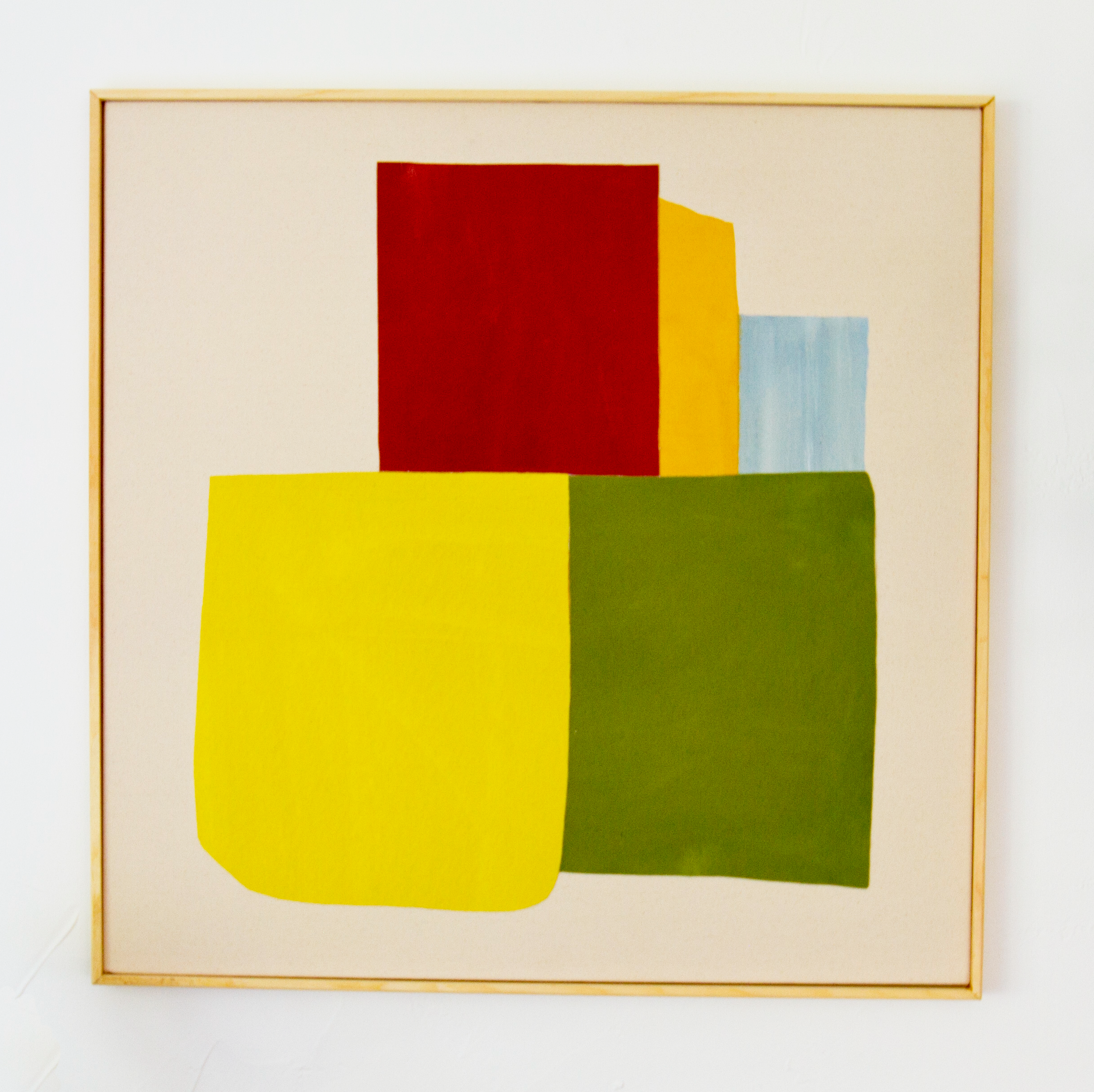 Garden View, Mixed Media on Raw Canvas30x30" | 2022
