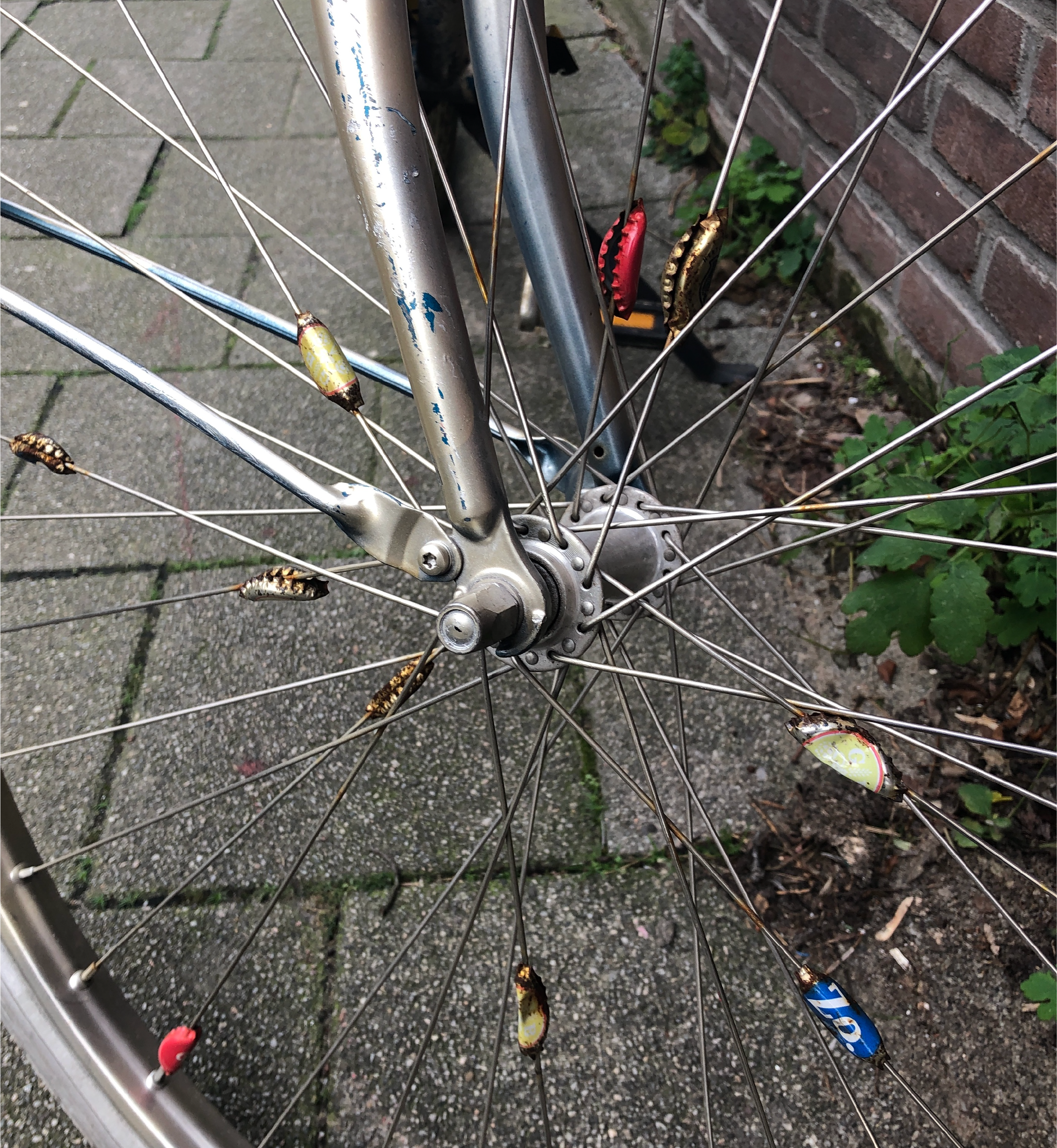 Spoke beads/Bottle caps