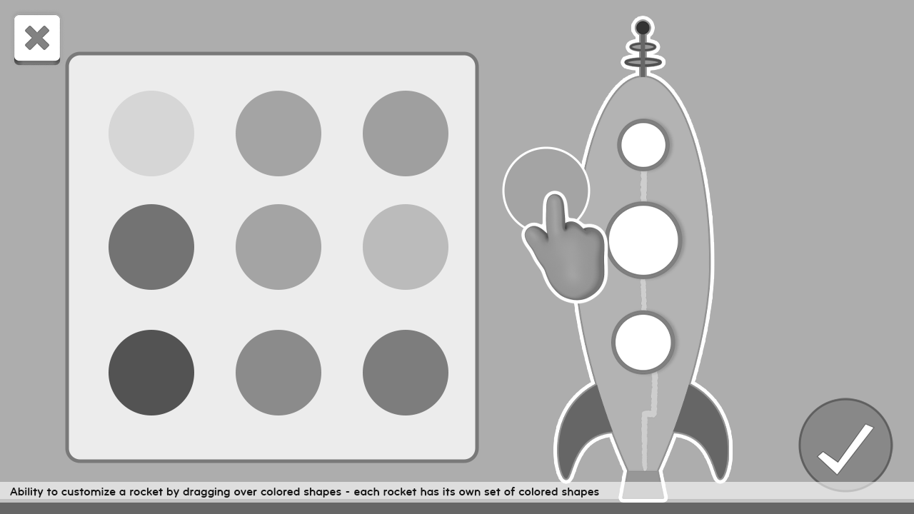 Wireframe Interaction - Apply Colored Shapes