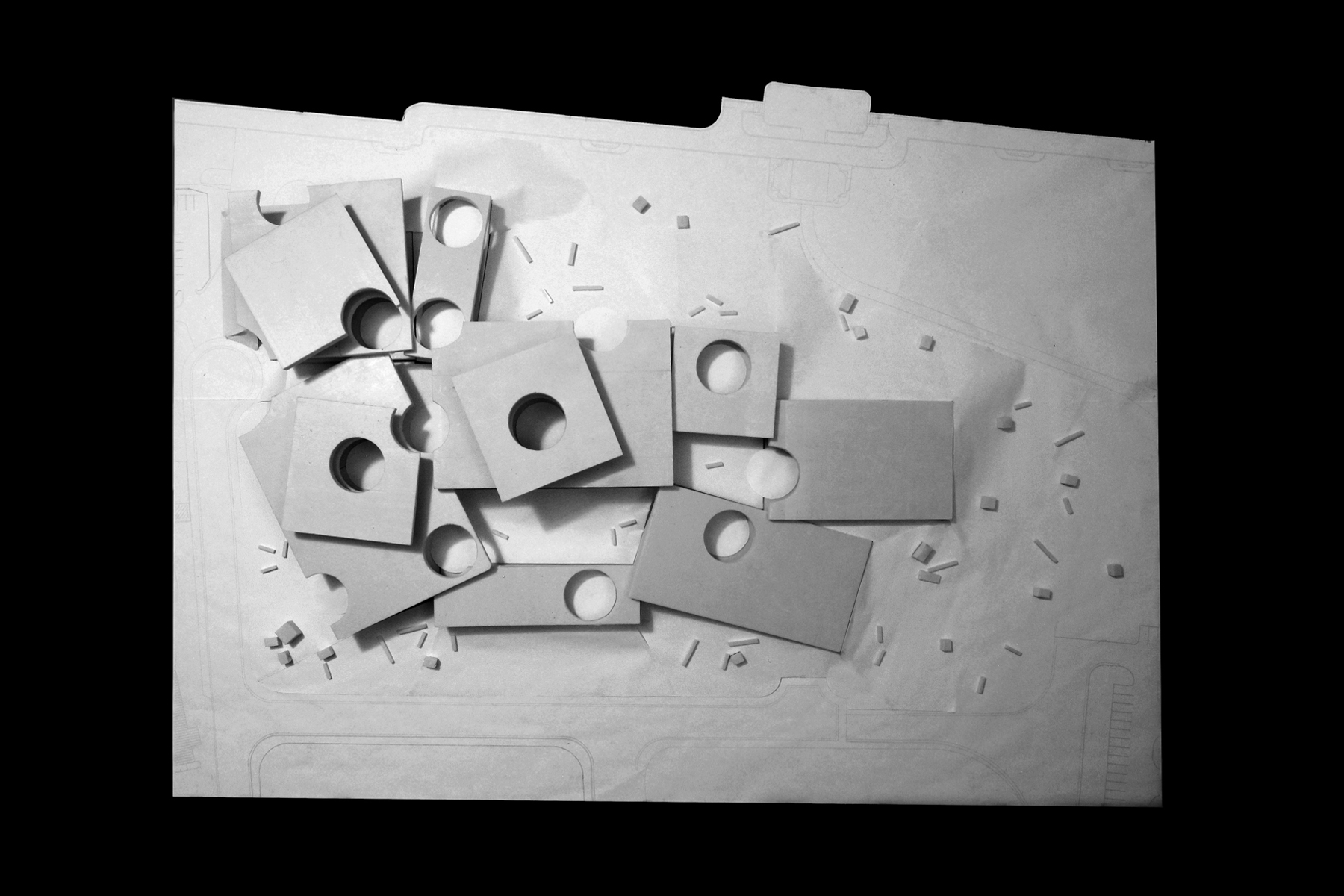 ● Site model view / Presidential Library, Competition / MOS / Role: Designer / Honolulu, Hawaii (2014)