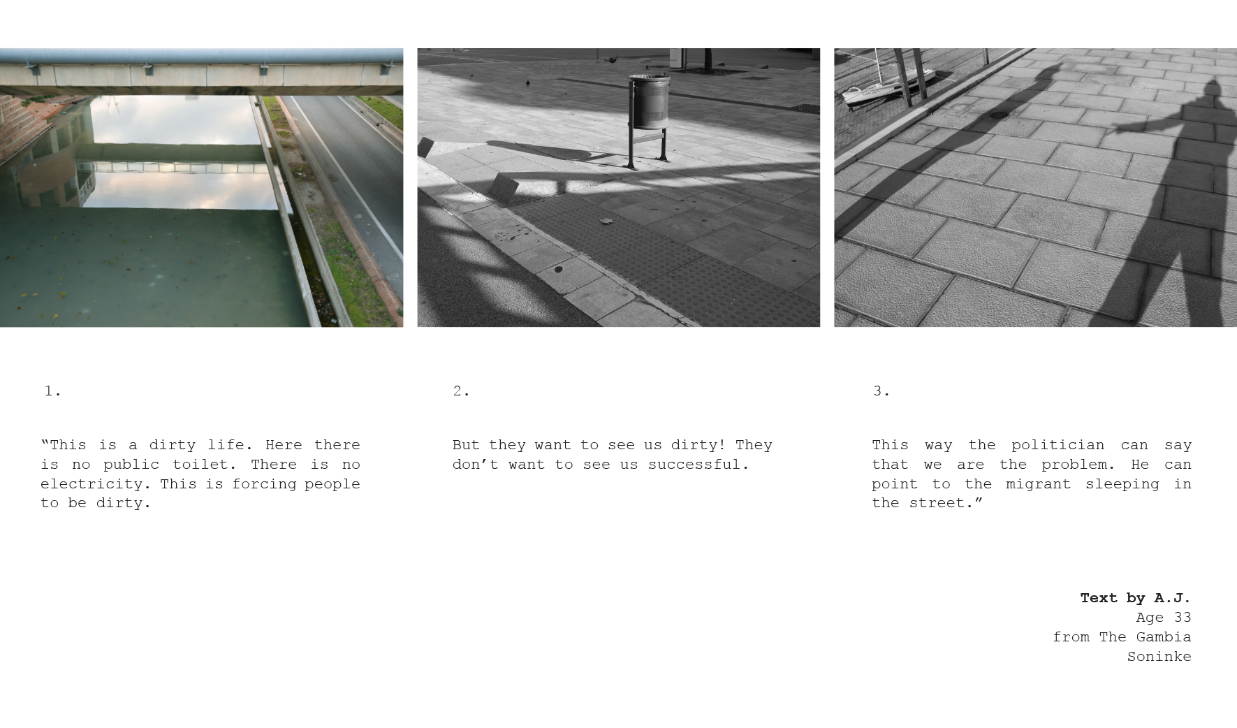 Triptych, COLLECTION 01: Rejections // Chapter 01.4 “Material Exclusions.” Workshop in Sant Martí, Barcelona ES.