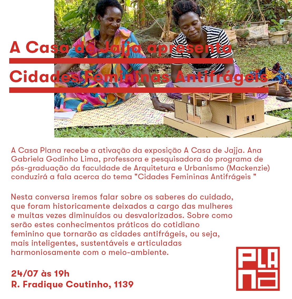 cidades femininas antifr&aacute;geis | flyer: Casa Plana
