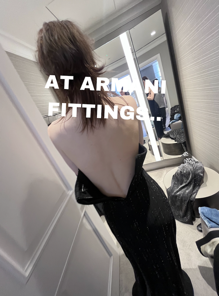 Esme Armani dressing,2024. Own image.