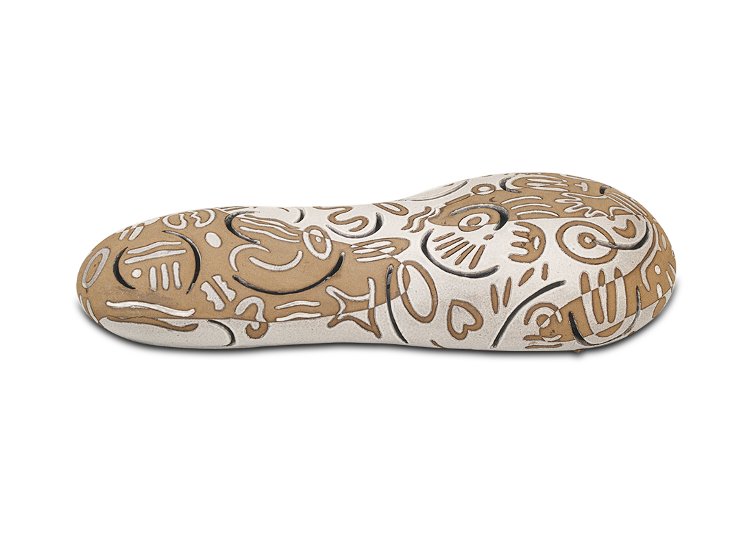 Morbidone (Refrattario nero e smalto, cm 52x12x14, 1999)