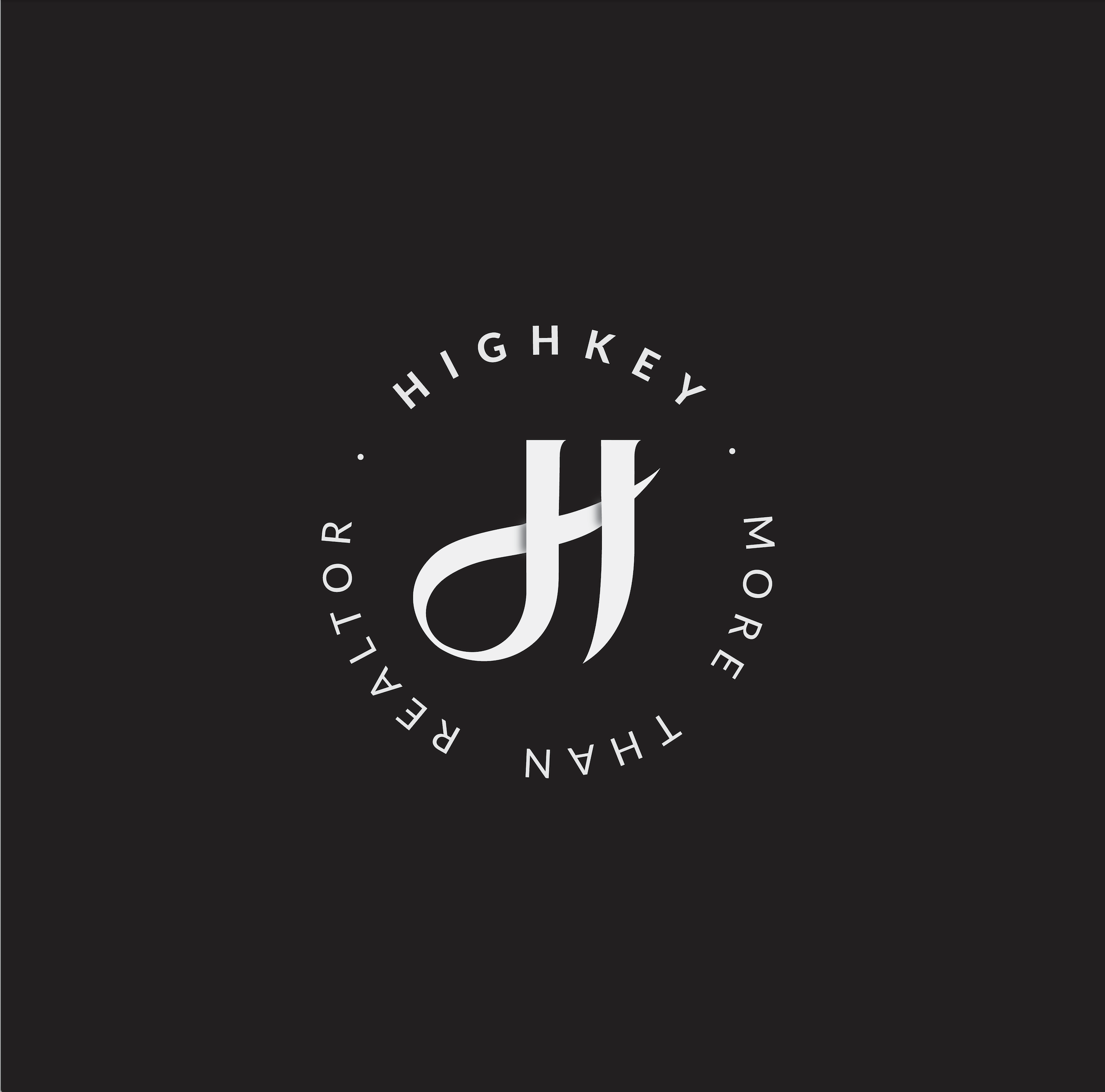 Highkey real estate logo design