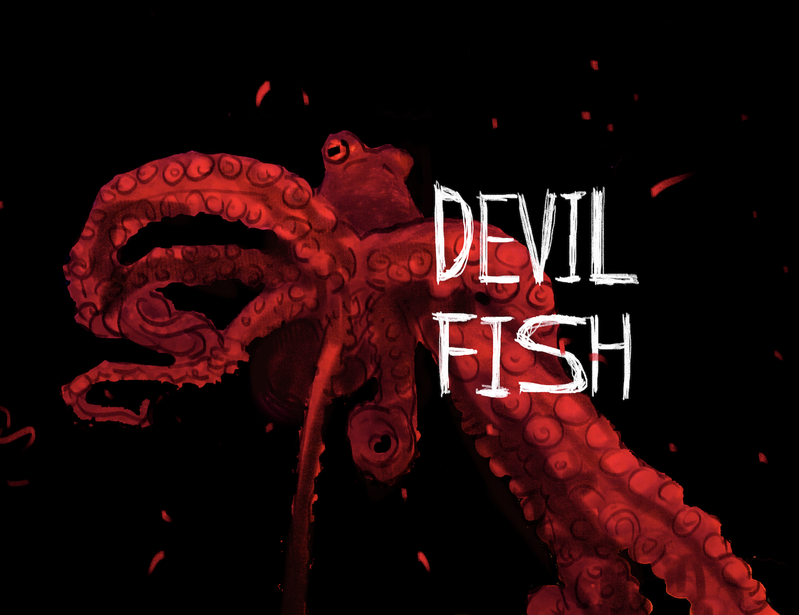 DEVIL FISH2D frame by frame animation, 1920 x 1080, 3'15'', 2018