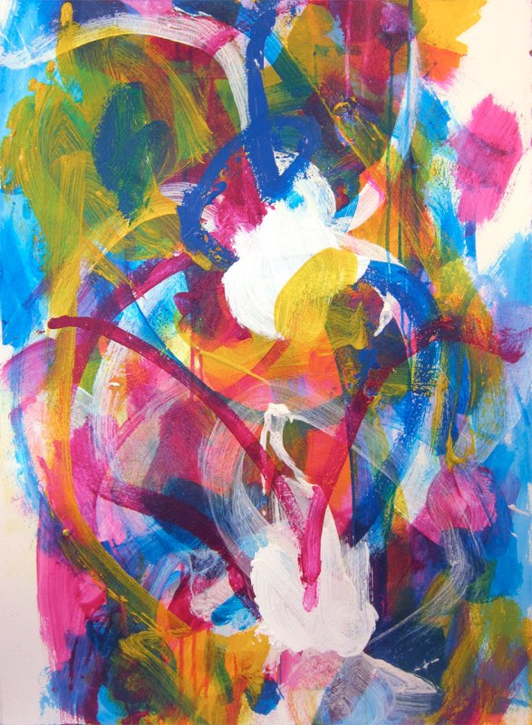 Someday 2018acrylic/paper  22x30”