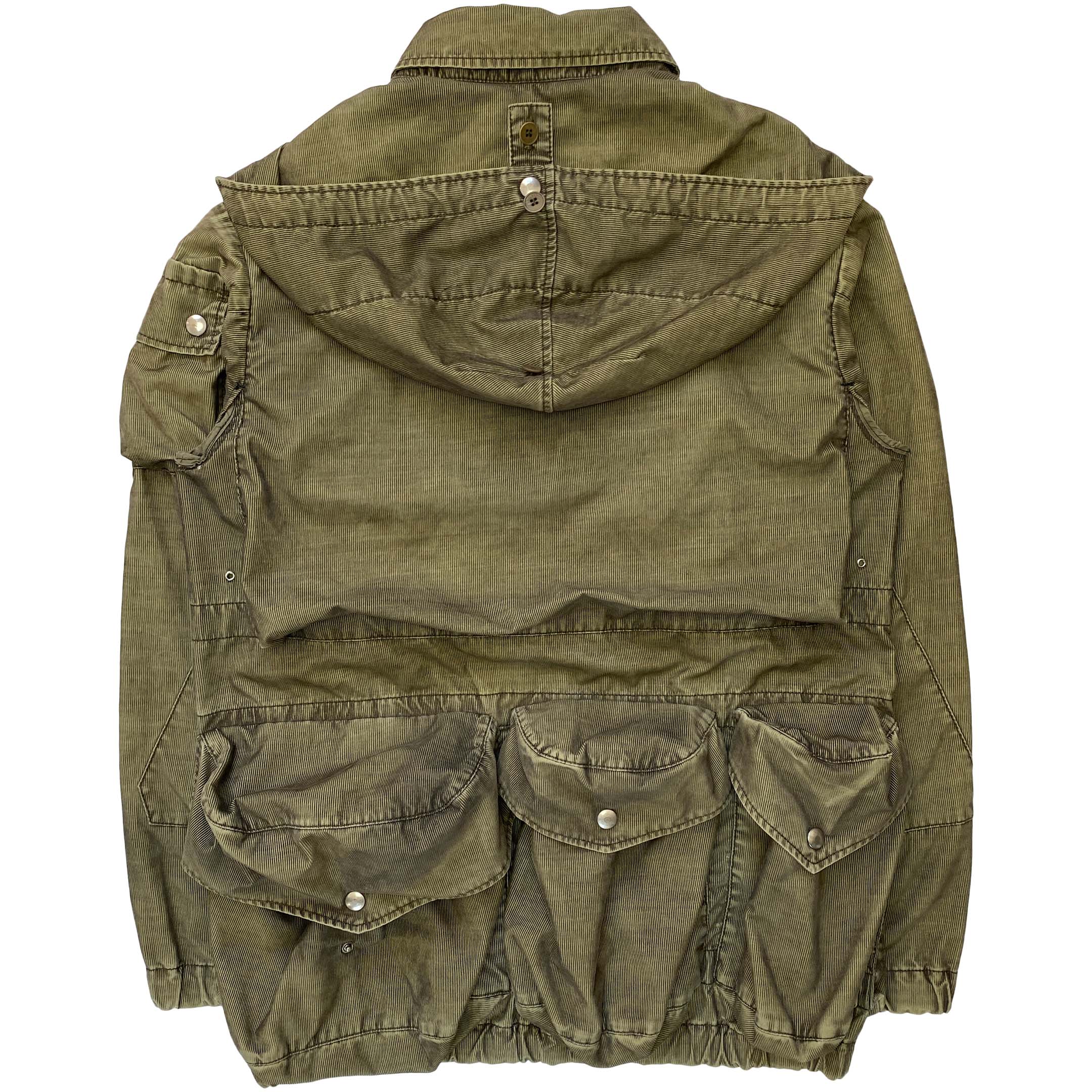 Hussein Chalayan, S/S 2003 “Absence and Presence” Swedish Military M70  Cargo Jacket - LA NAUSÉE