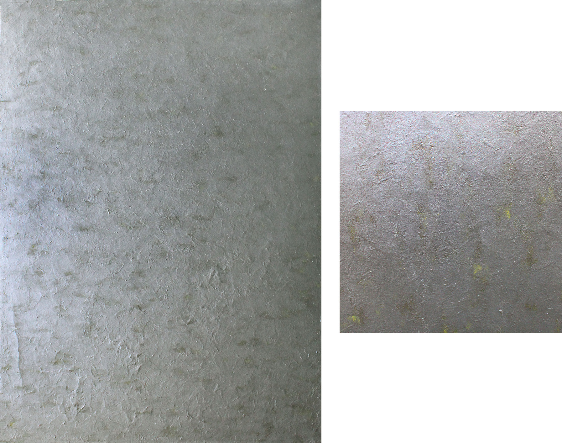 Acrylique, 78,5x108,5 cm  et d&eacute;tail.