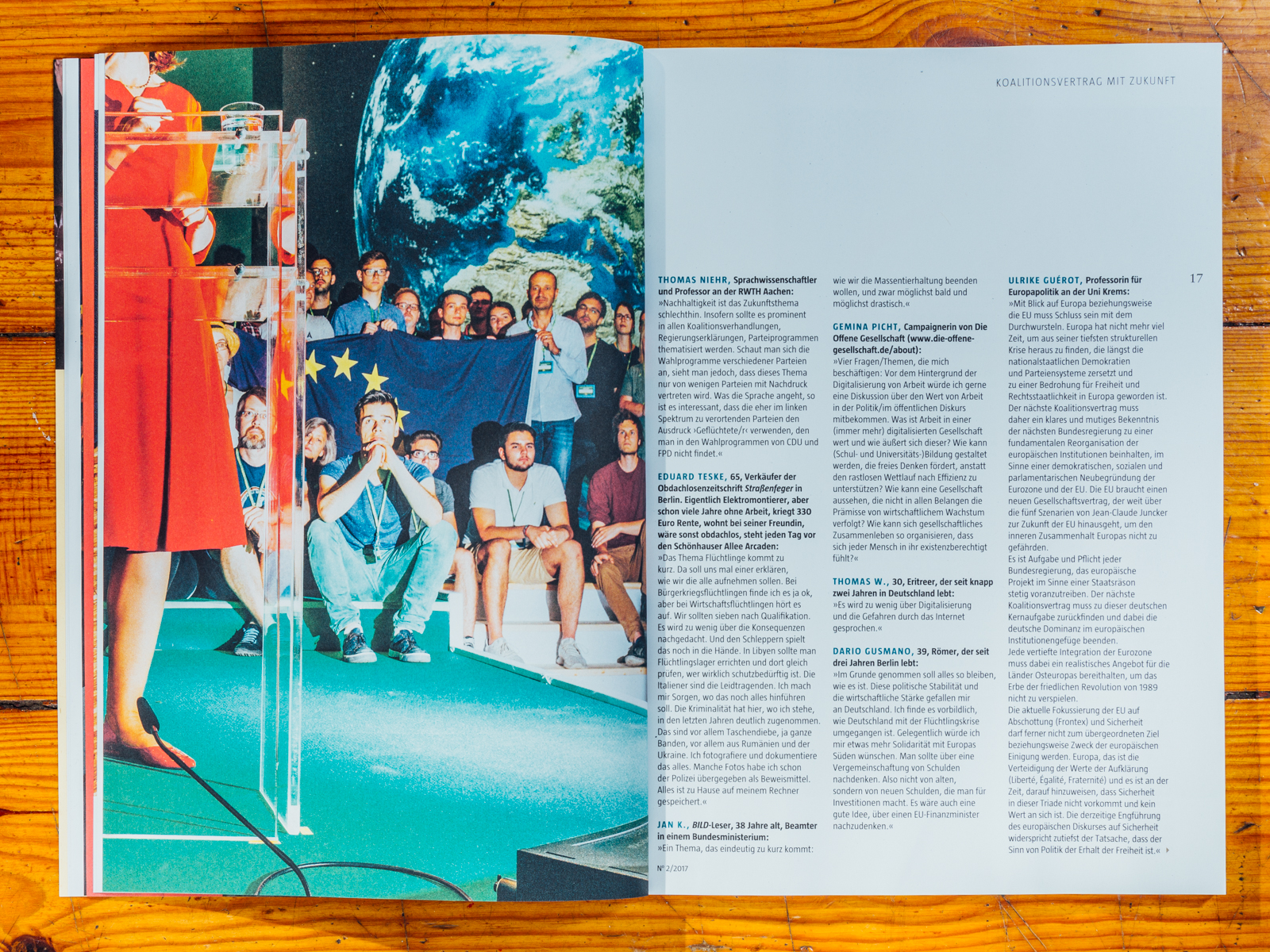 FuturZwei / meine freie Strecke "Game of Chairs" &uuml;ber Bundesparteitage bebildert das Titelthema / September 2017