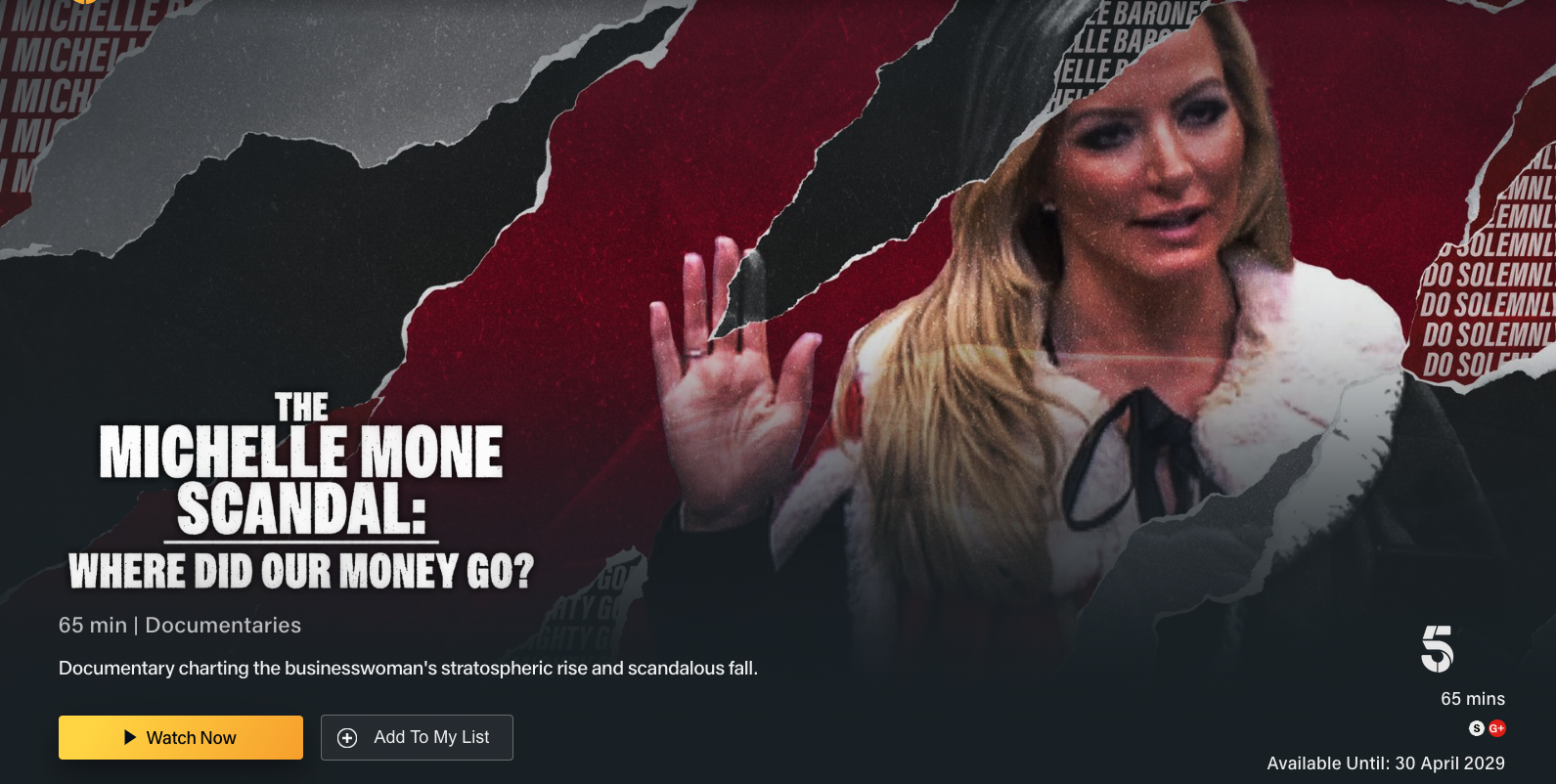 THE MICHELLE MONE SCANDAL: WHERE DID OUR MONEY GO? (2025) C5