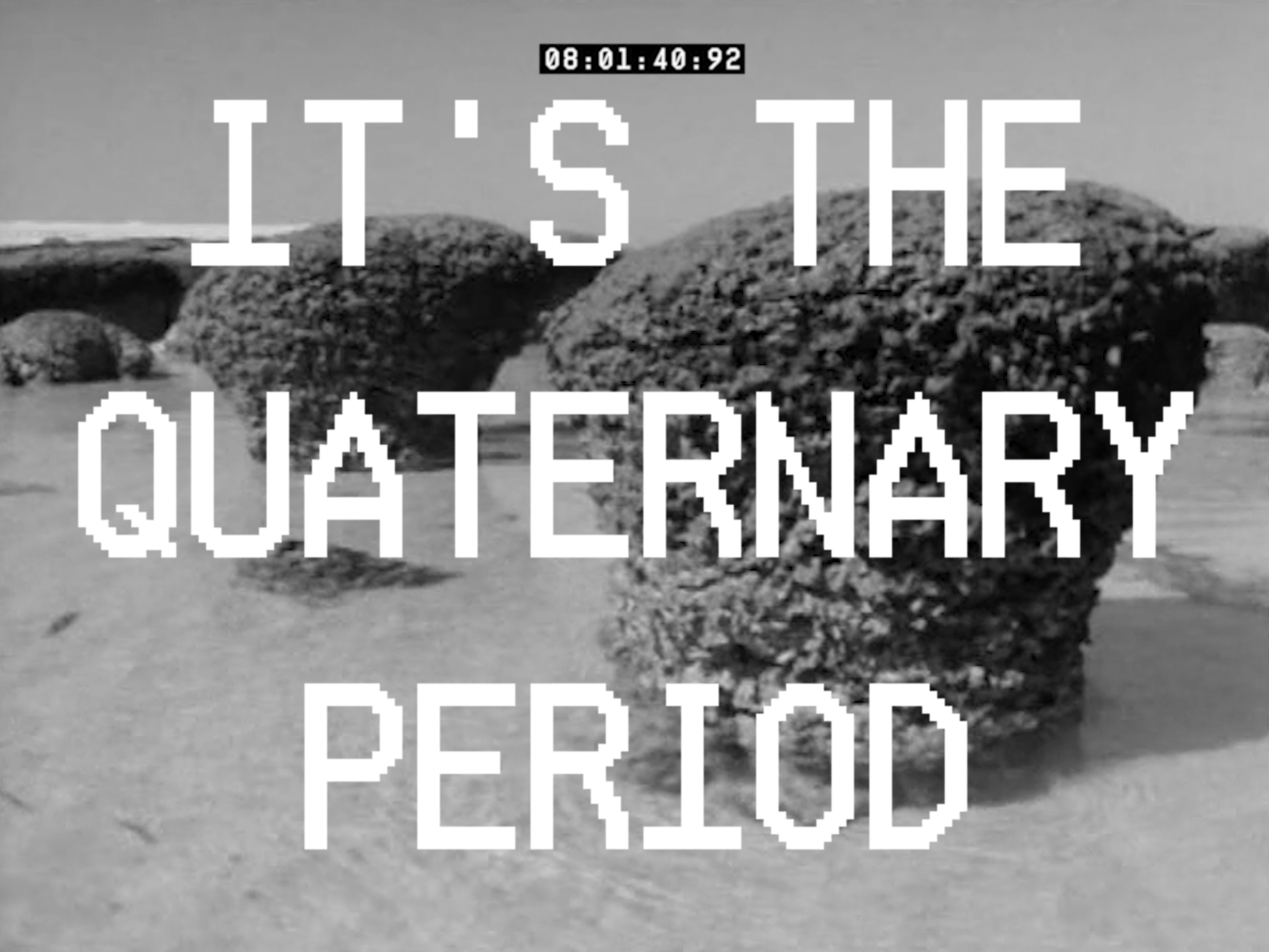 'Deep Time Real Time', Design Hub Gallery, 2025, video still