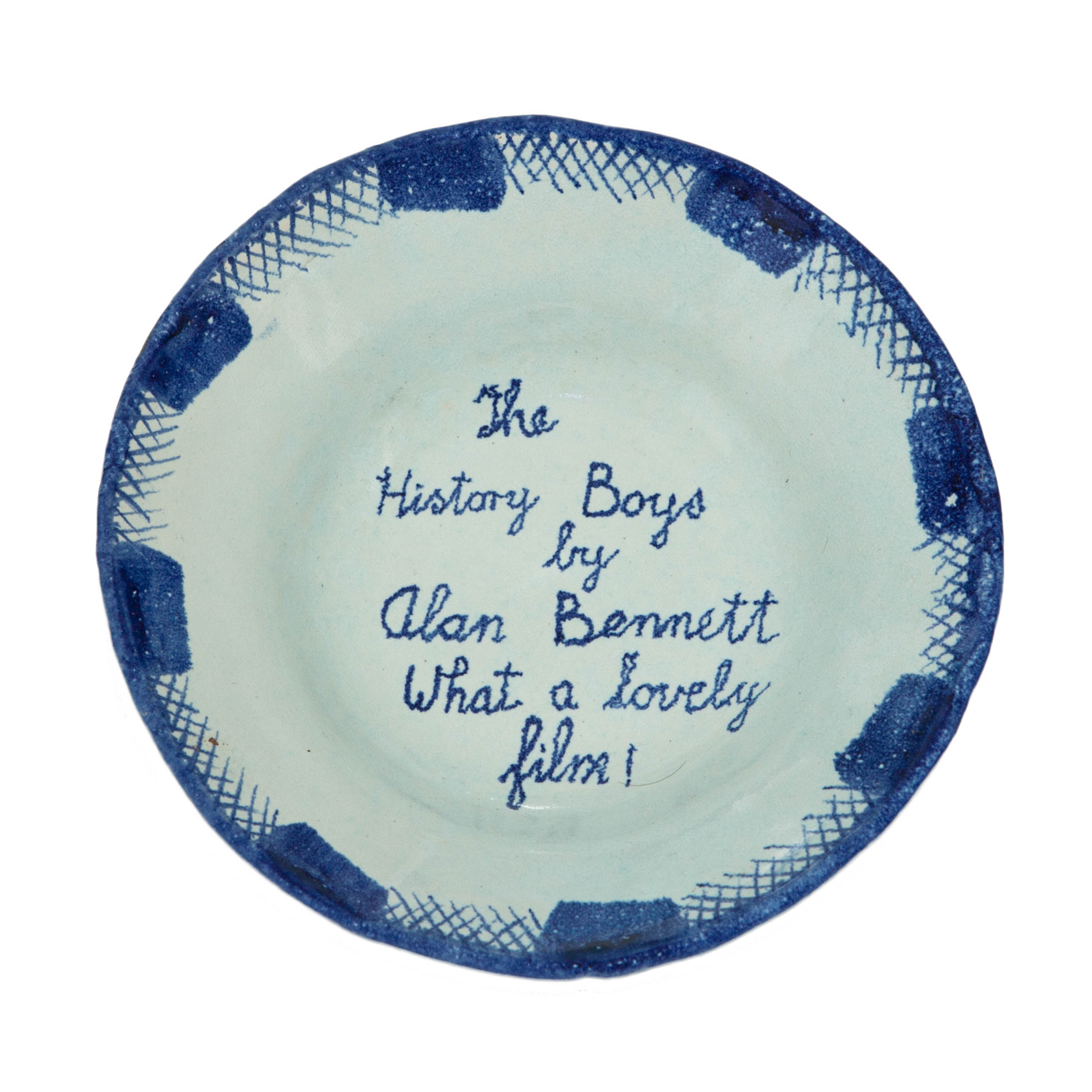 The History Boys I, 26.5.2008Glazed ceramic stonewareDiameter 22cm