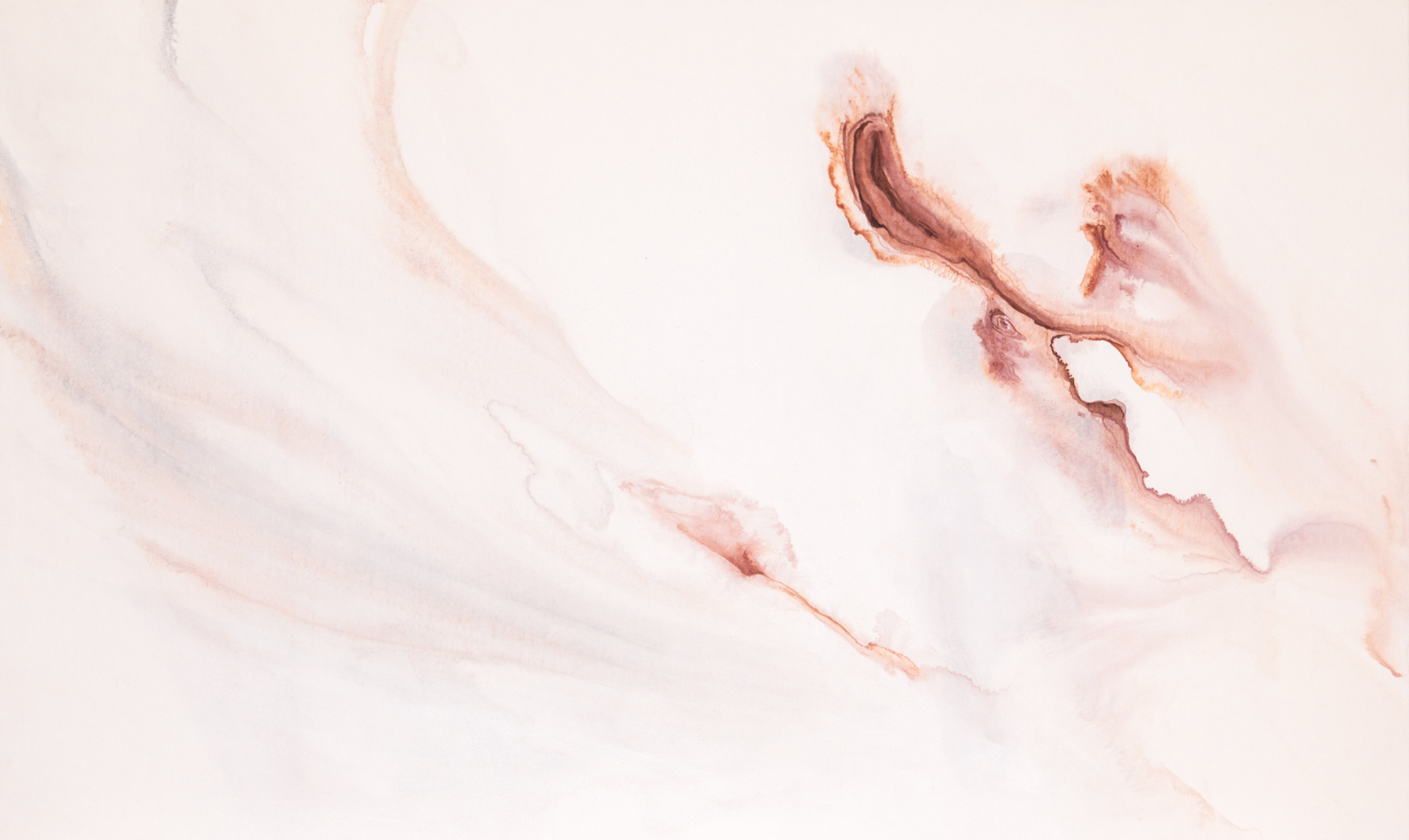 Memory of being II. Acrylic on linen 61cm x 101.5cm