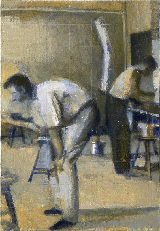 Paint 2 1992-1996oil/canvas/board 7x10”