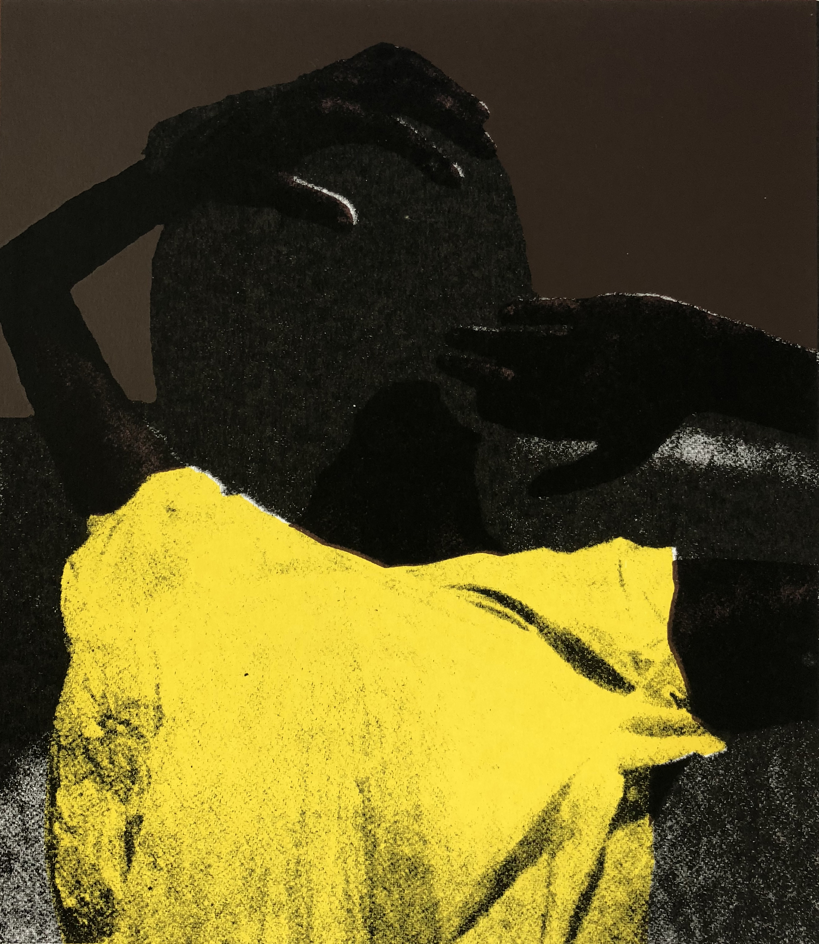Untitled (Simone 2) 2011 Two colour screenprint 1/6 AP 16.5"x12"/42x31cm
