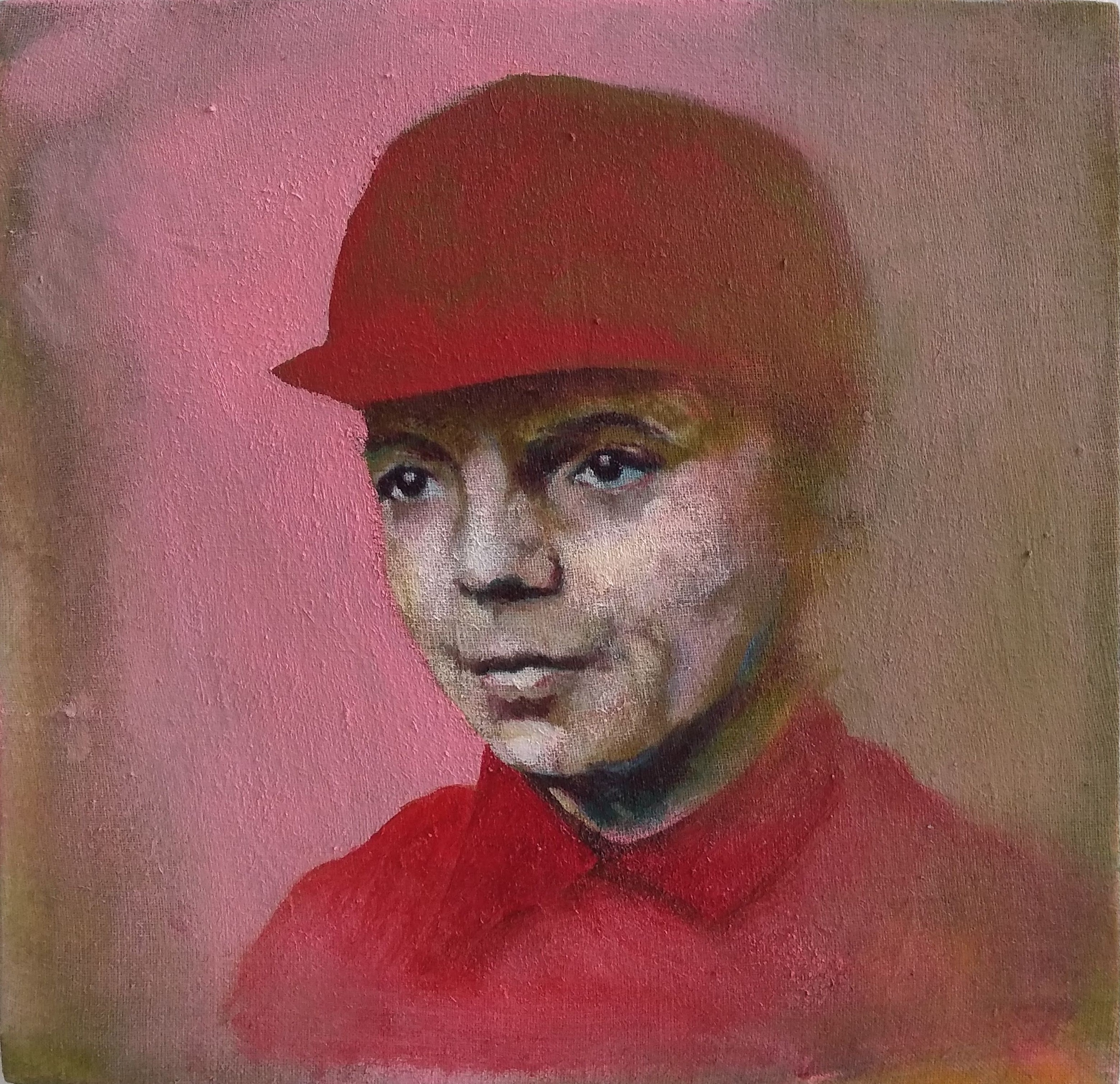 History Revision 10 - 20cm x 20cm - oil on a painter's rag