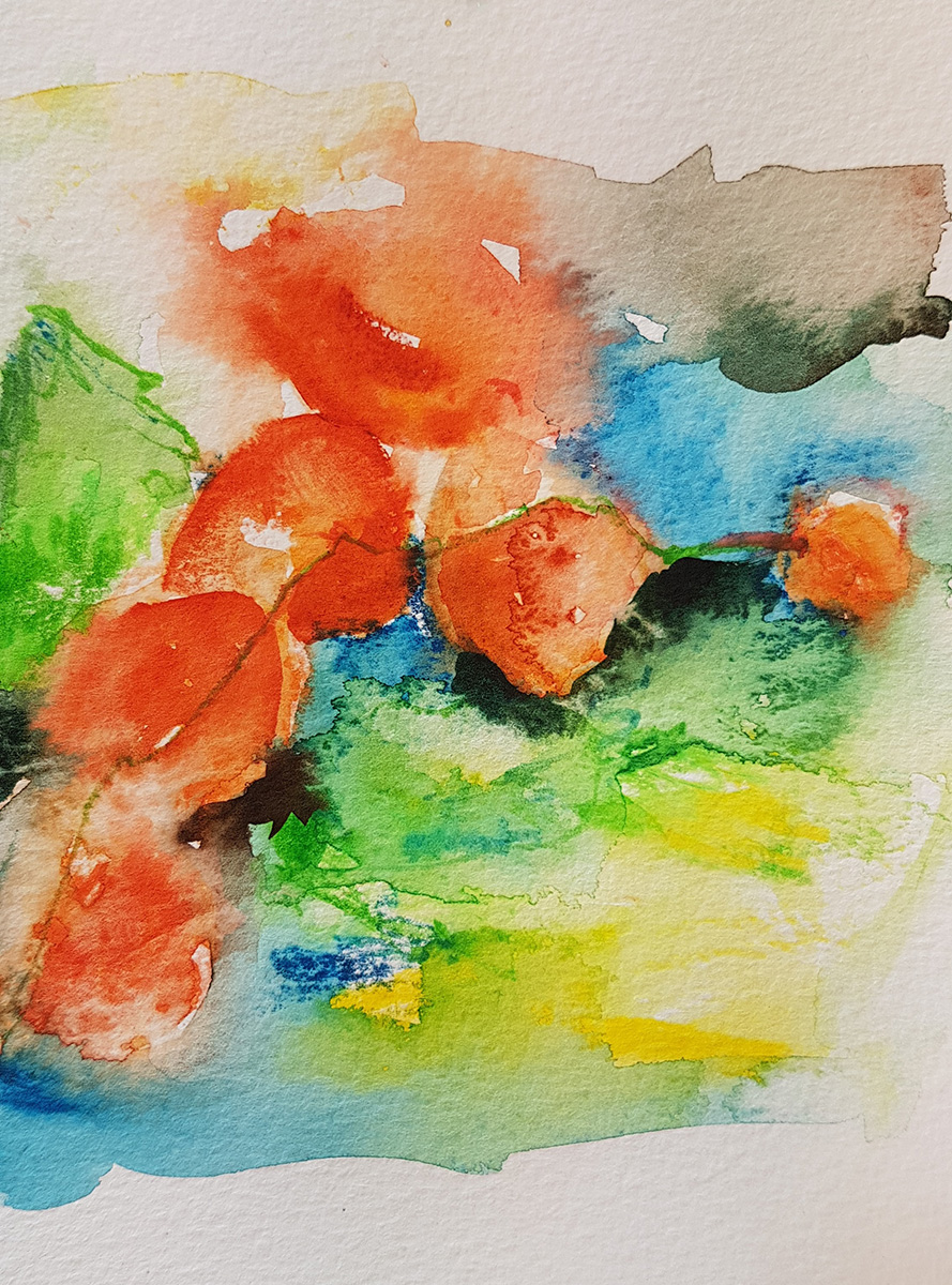 Untitled, 2017Acrylic on paper