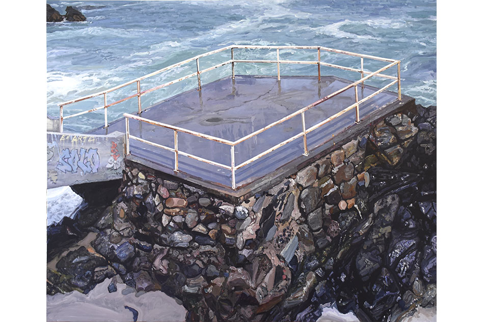 Álvaro OyarzúnMirador los Artistas II, 2018Acrílico sobre tela170 x 140 cm