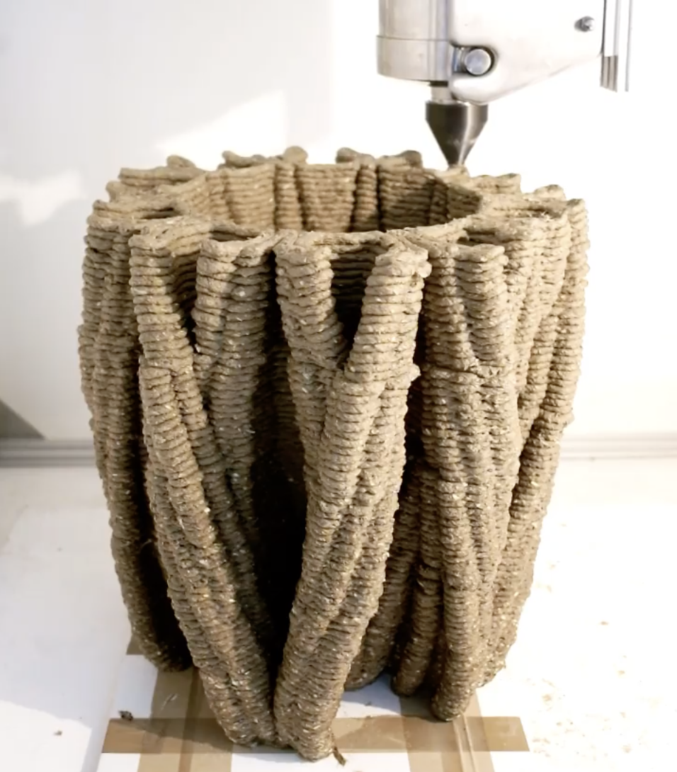 Blast.Studio 3D Printed paper pulp substrate
