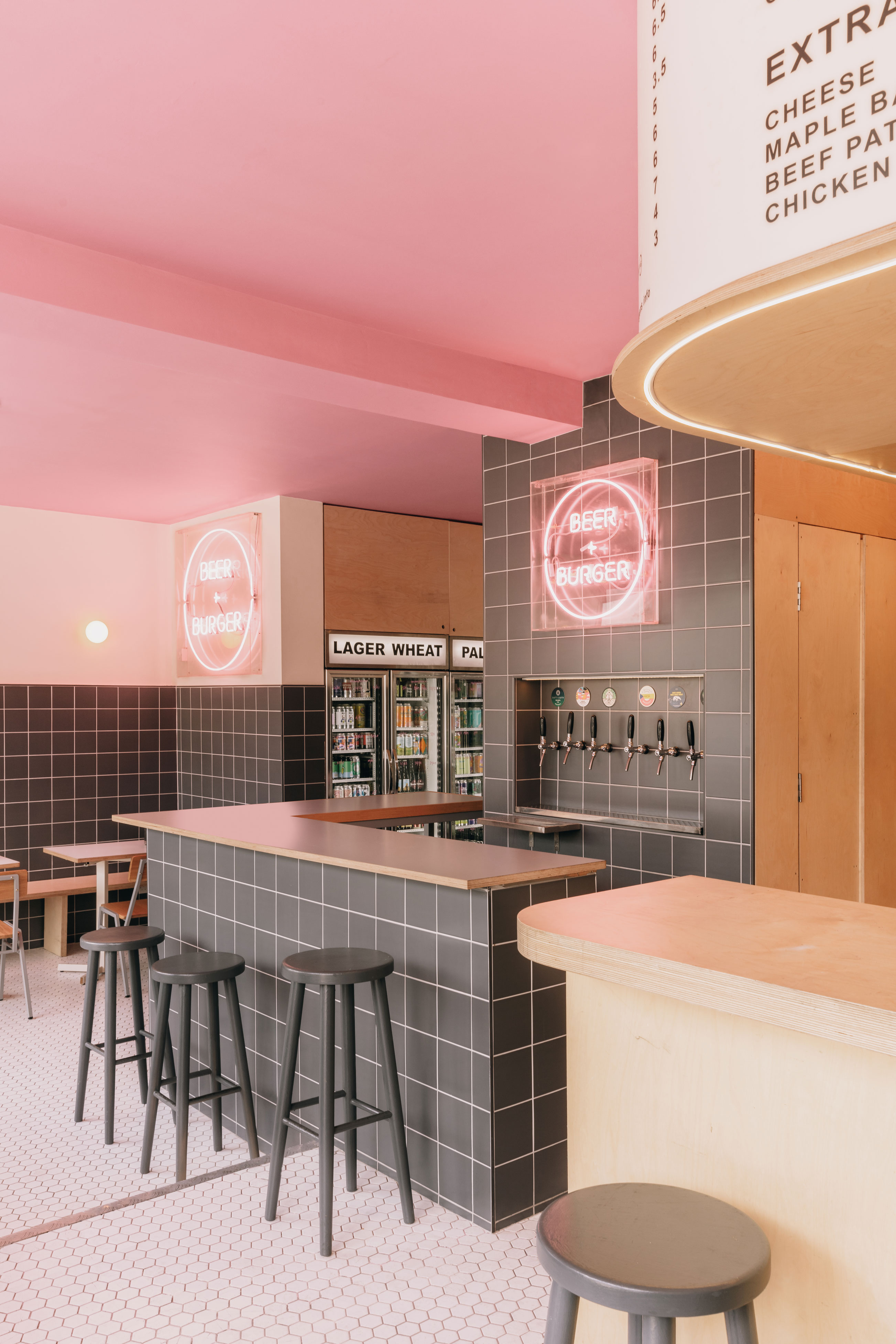 Beer + Burger Store, Walthamstow, Photography by James Retief