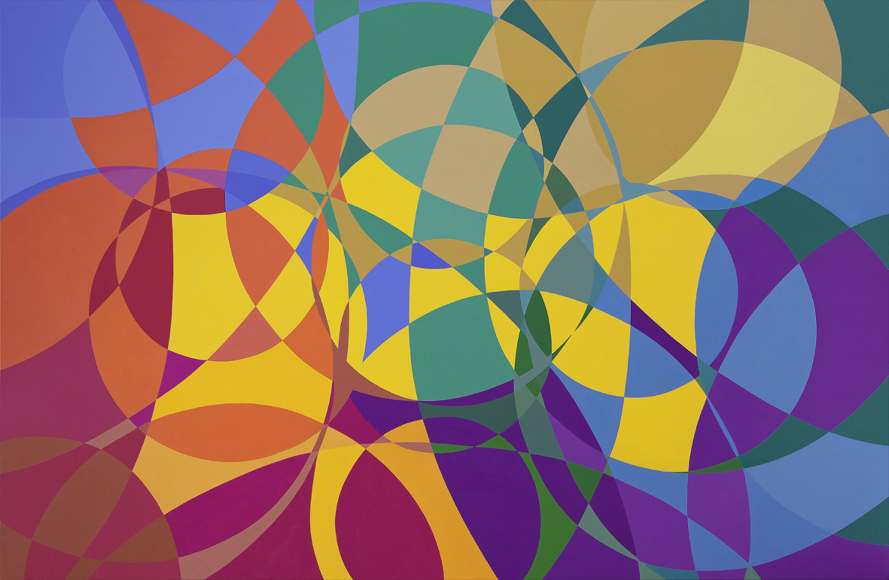 Untitled, 2012. Acrylic on canvas, 190 x 290 cm.