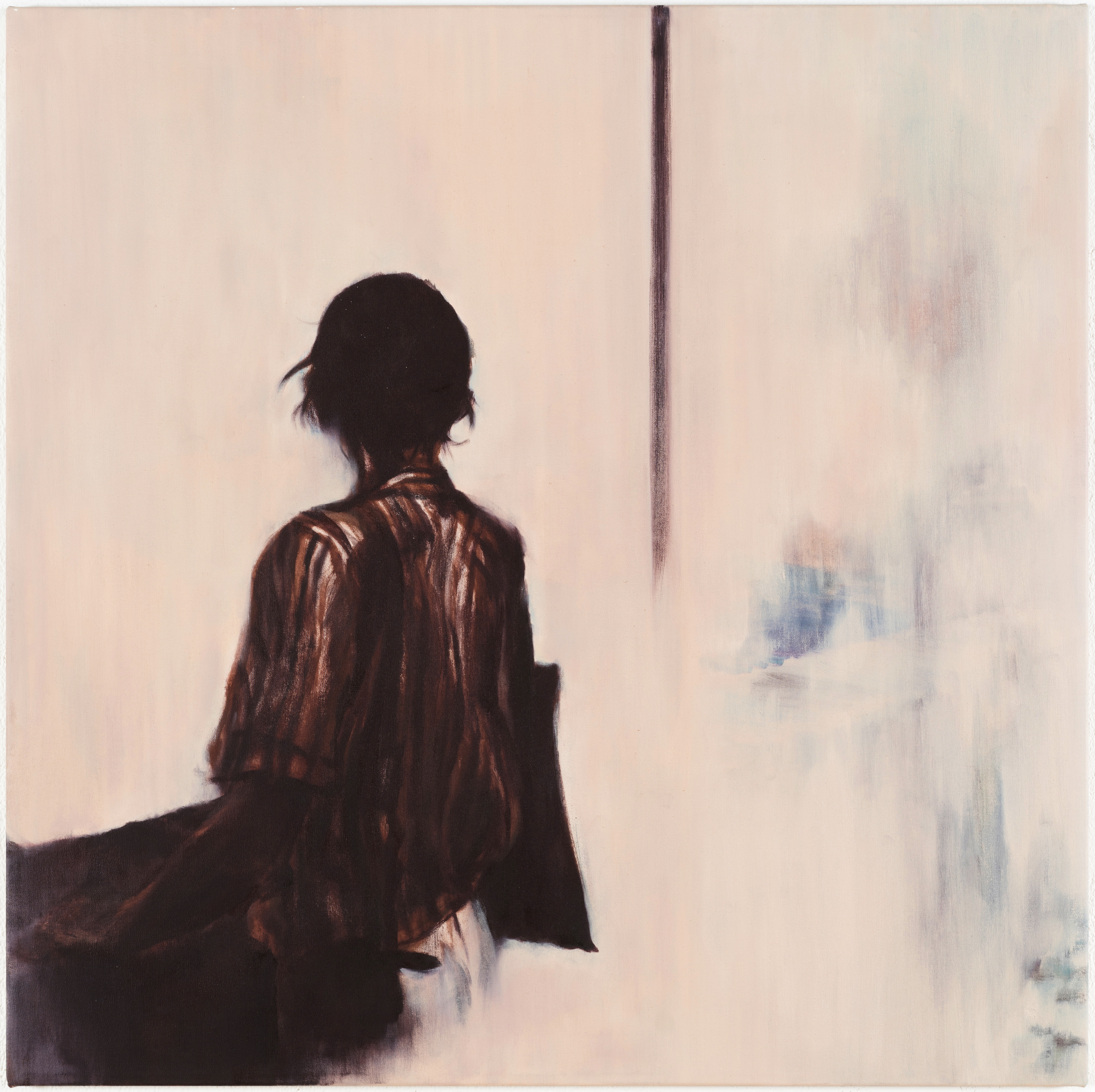 &ldquo;Look into____ &rdquo;, 82x82cm, oil on canvas, 2019