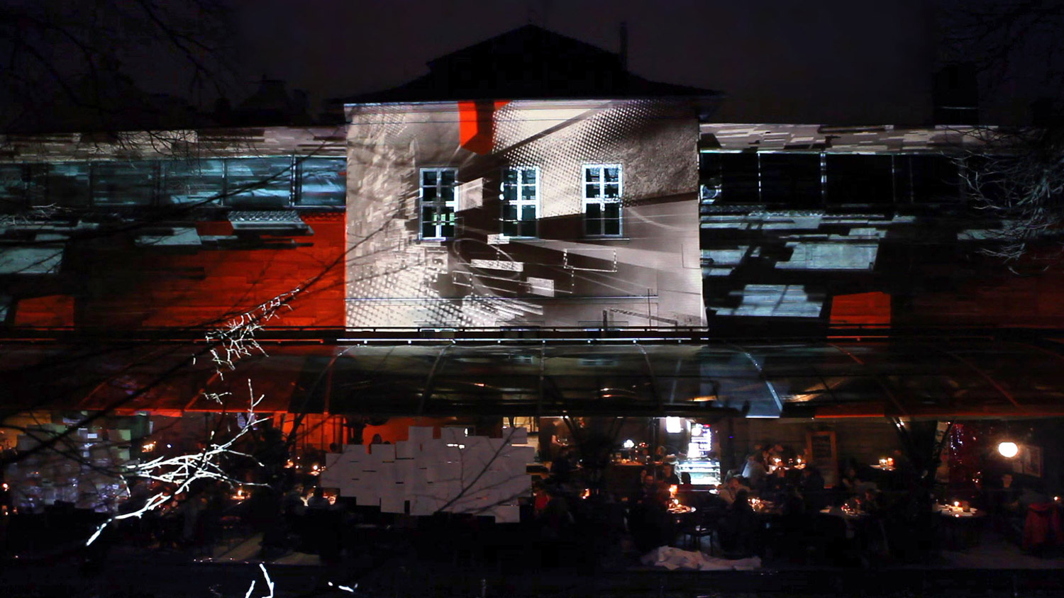 Bunkier Sztuki mapping
