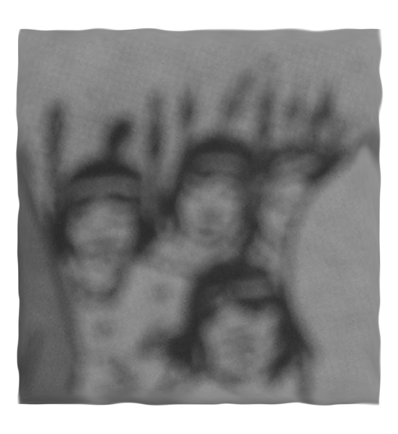 Collage, and graphite on paper. 12” x 9”